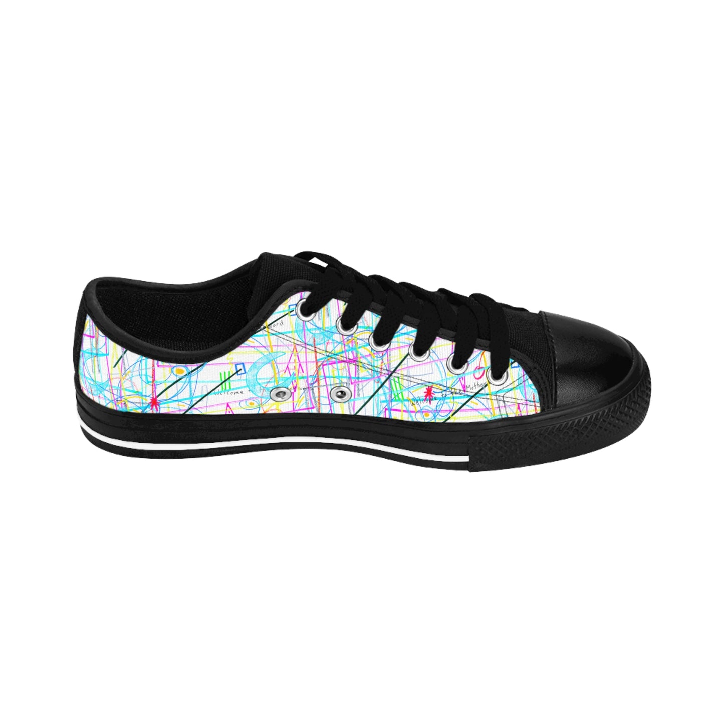 Bilocators, all expressions low-top sneakers