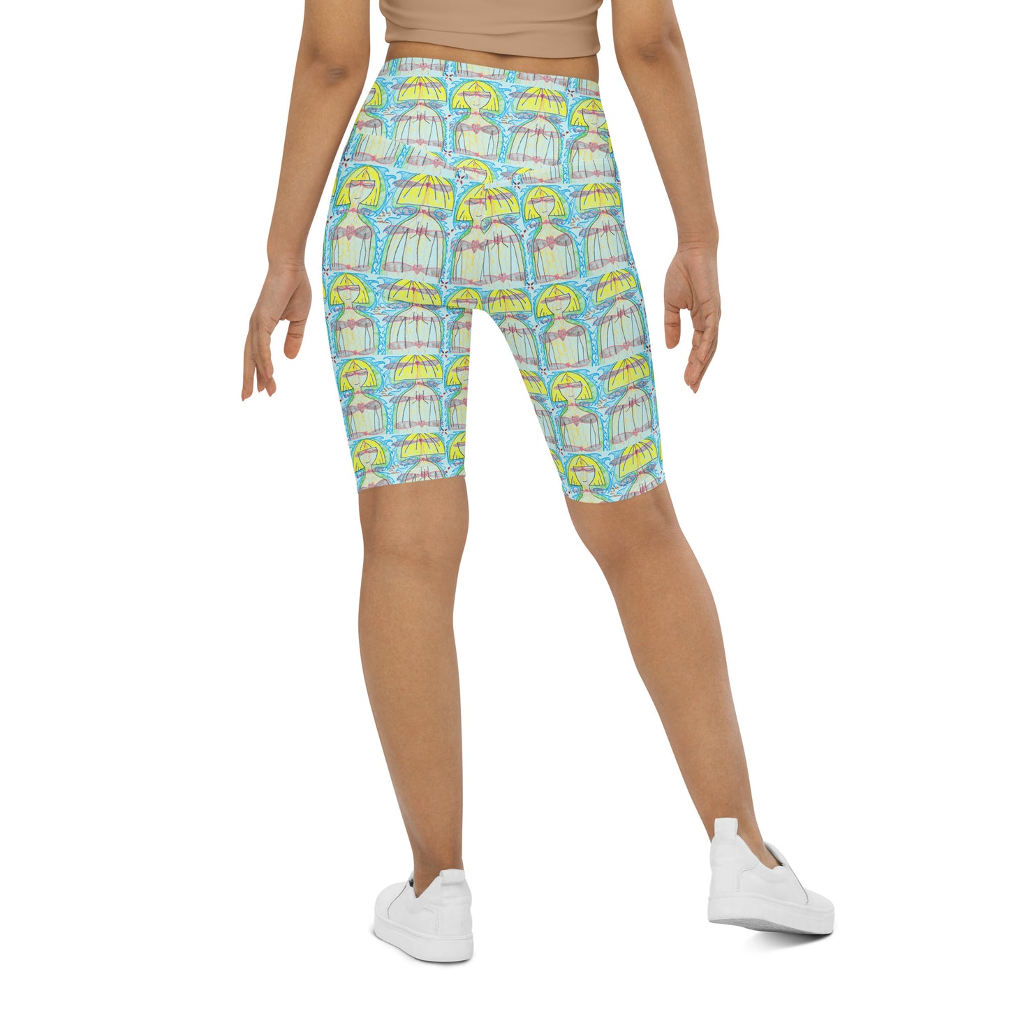 the body has its own meditation, long tight shorts