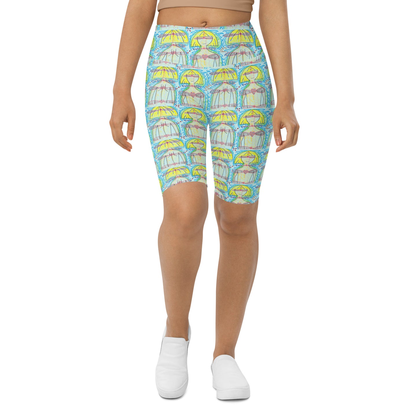 the body has its own meditation, long tight shorts