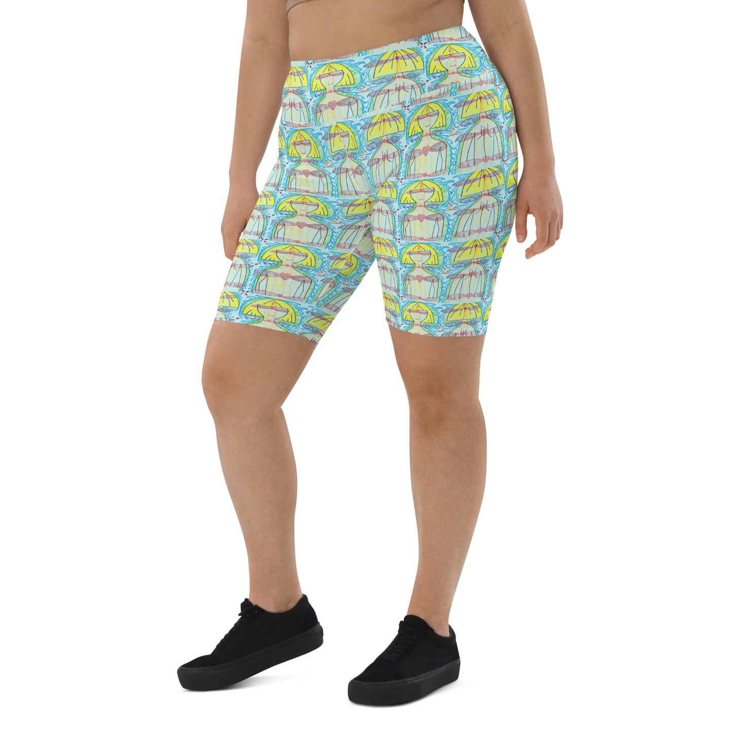 the body has its own meditation, long tight shorts