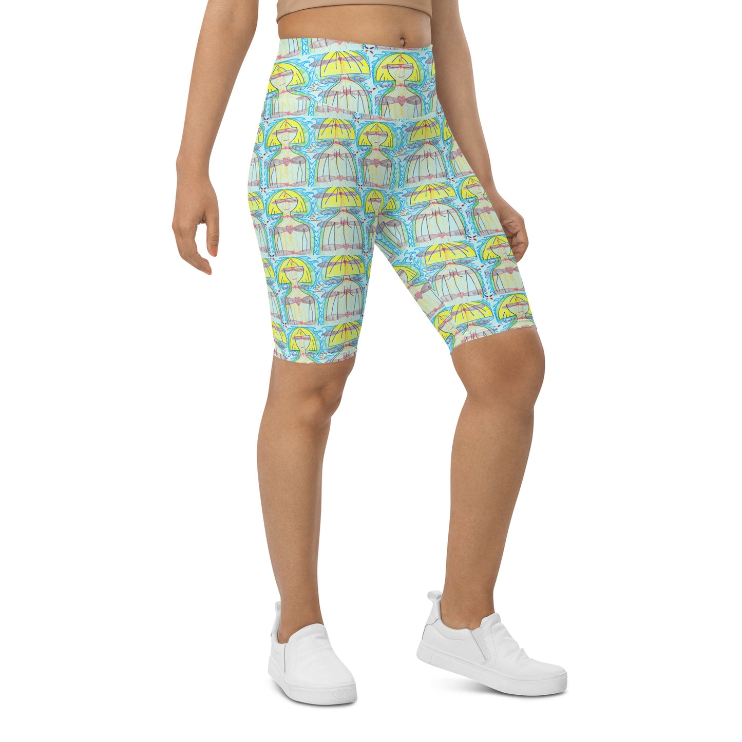 the body has its own meditation, long tight shorts