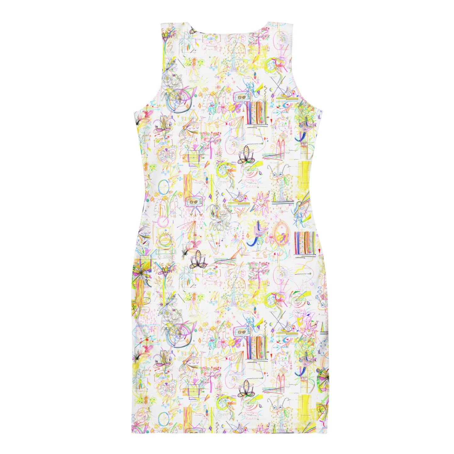 'YOUR BLESSINGS ARE PROTECTED' little dress in white