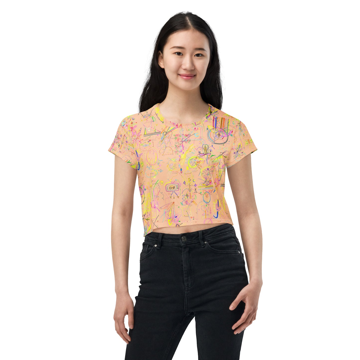 Inside Forest, Crop-T in peach