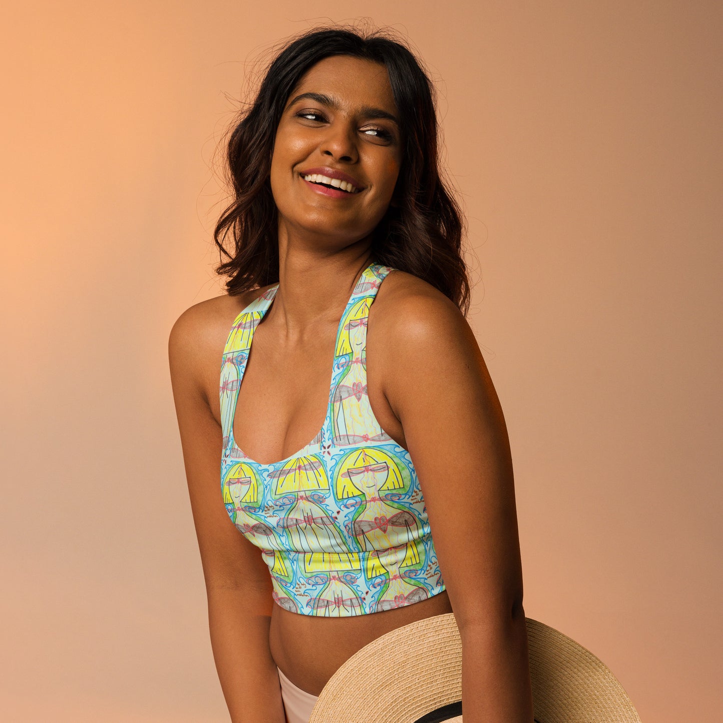 the body has its own meditation, super crop top/sports bra