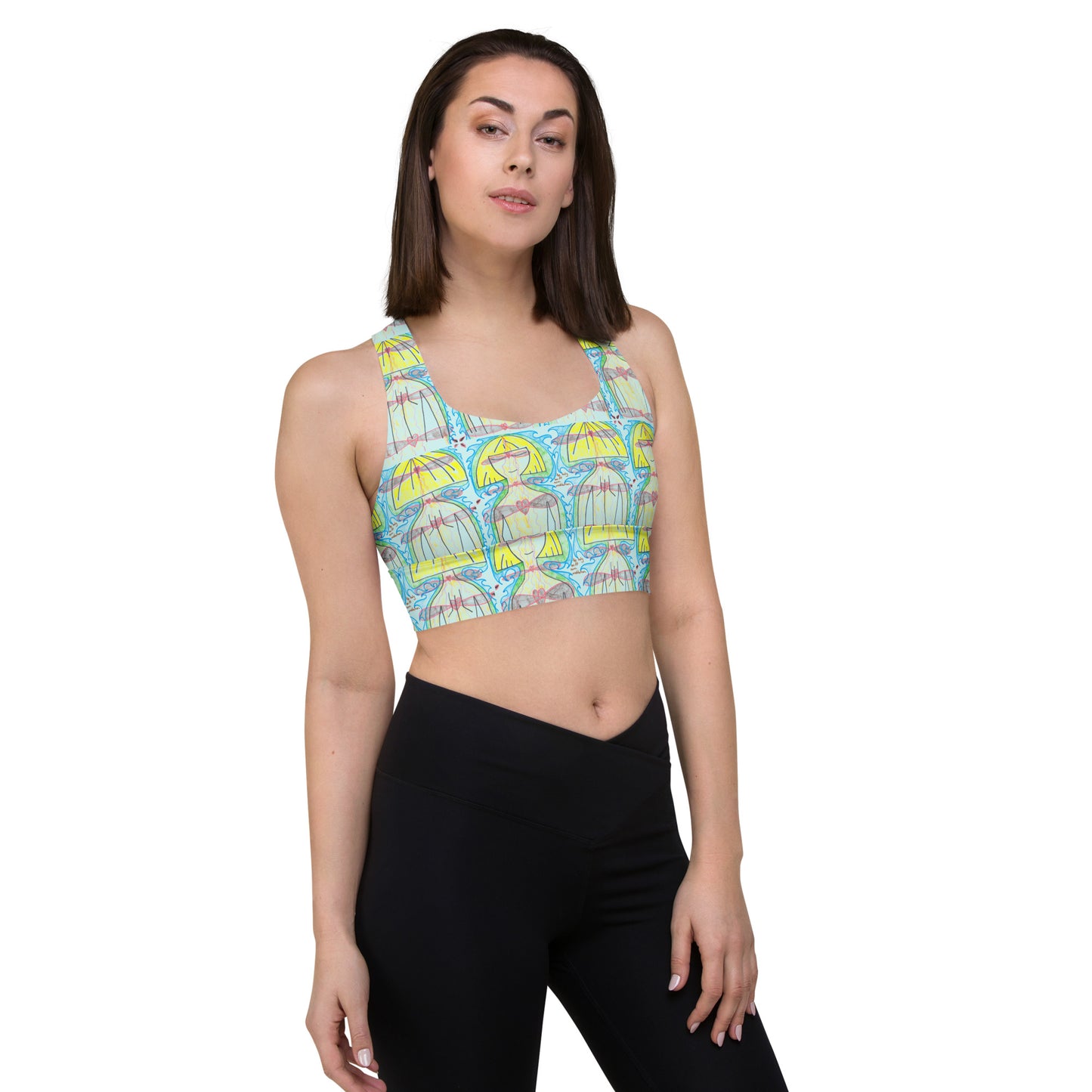 the body has its own meditation, super crop top/sports bra
