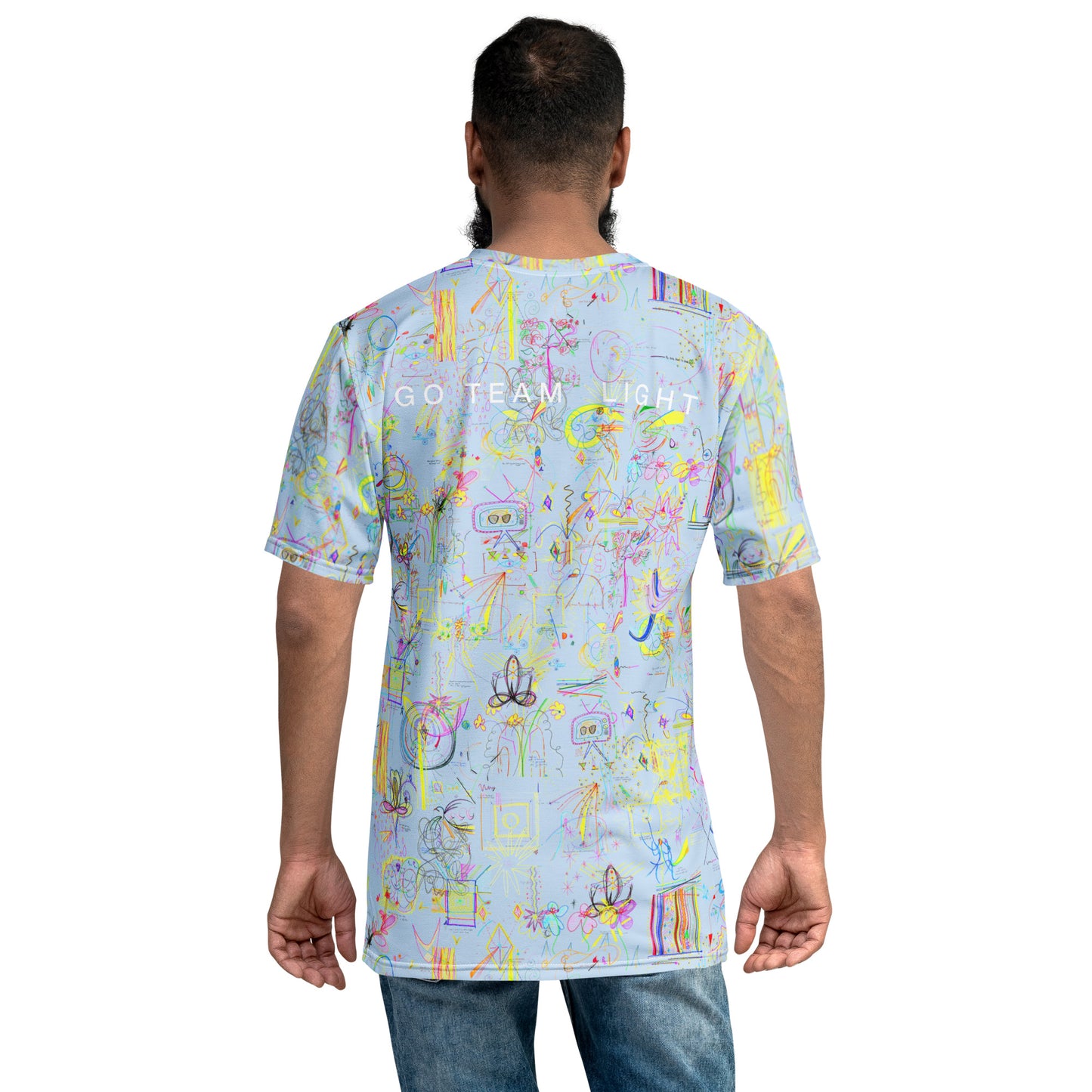 Light Speed Walker, T-shirt in light blue