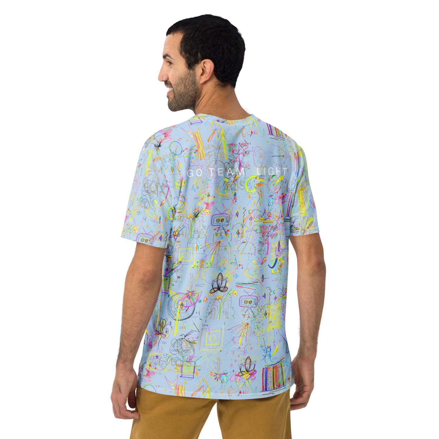 Light Speed Walker, T-shirt in light blue