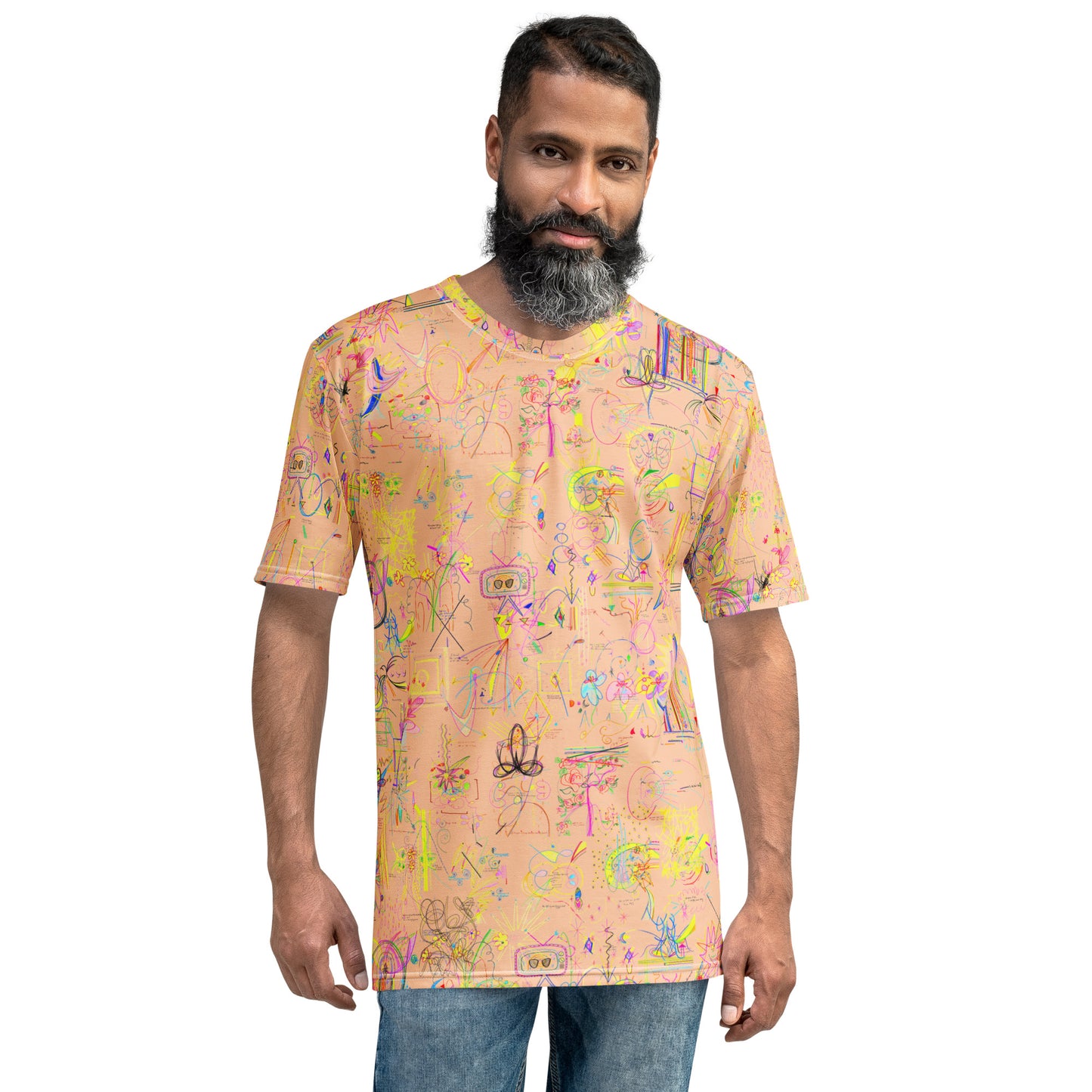 Light Speed Walker, T-shirt in peach