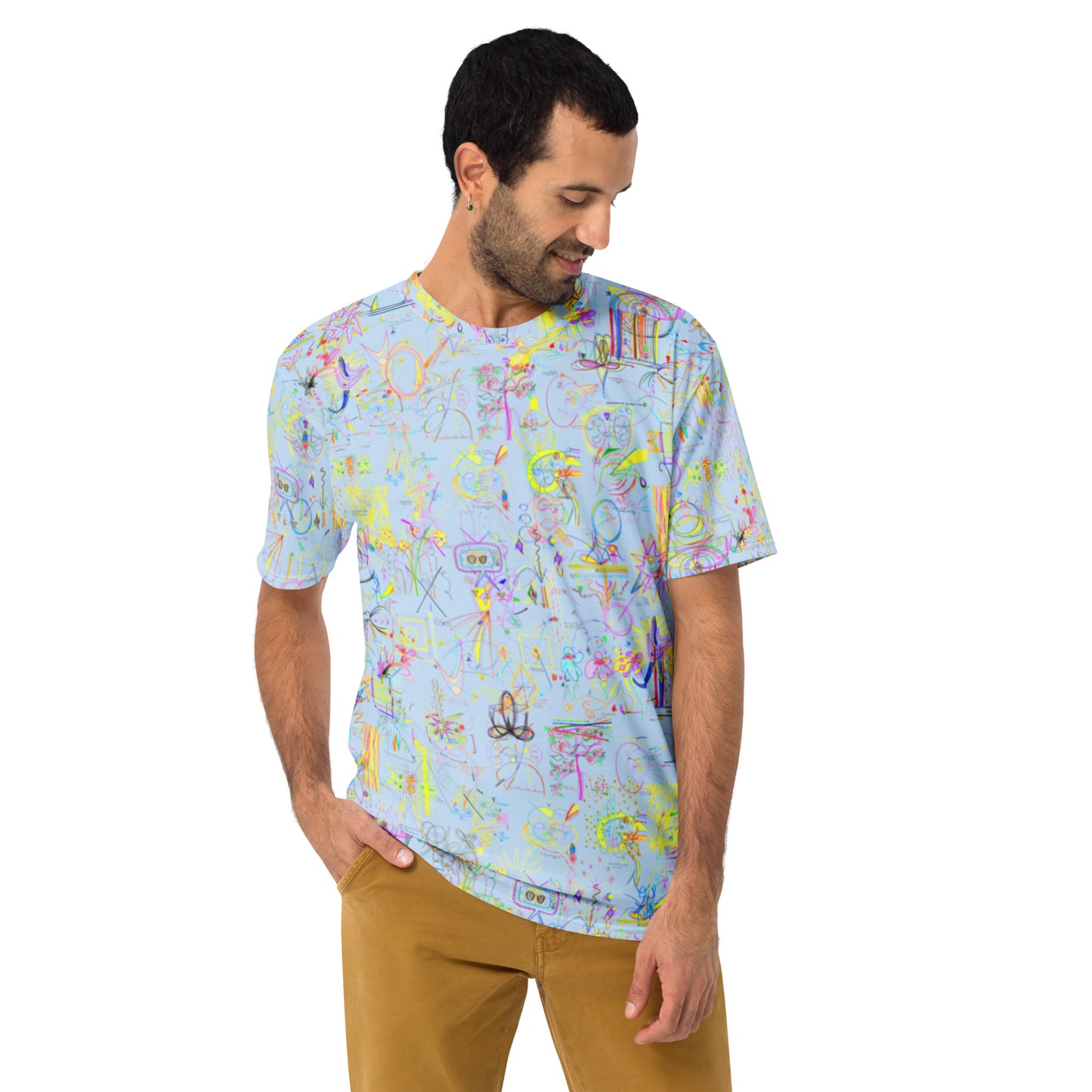 Light Speed Walker, T-shirt in light blue