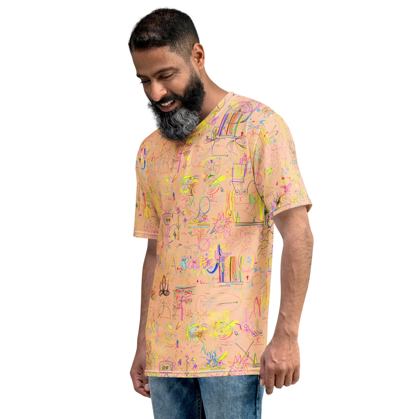 Light Speed Walker, T-shirt in peach