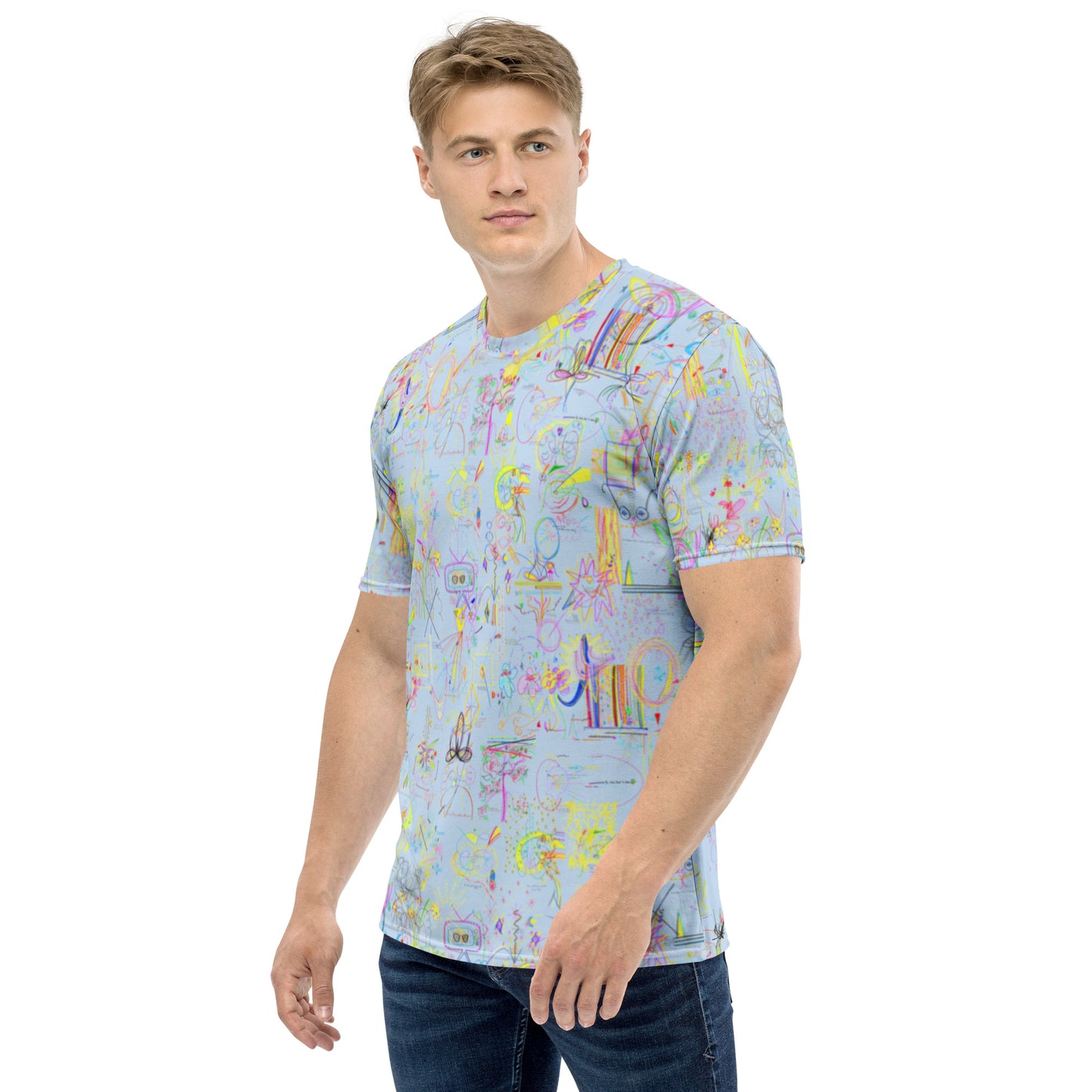 Light Speed Walker, T-shirt in light blue