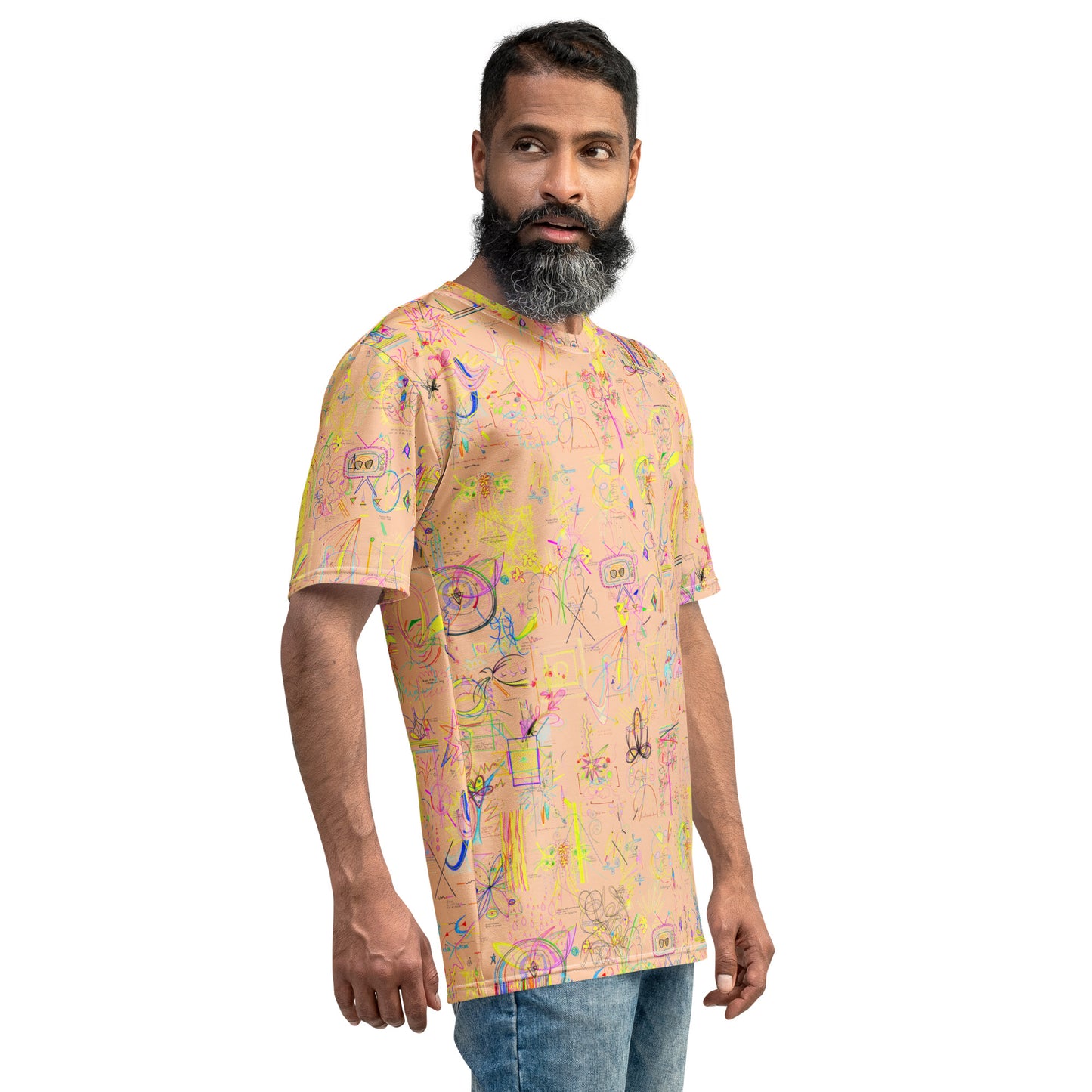 Light Speed Walker, T-shirt in peach