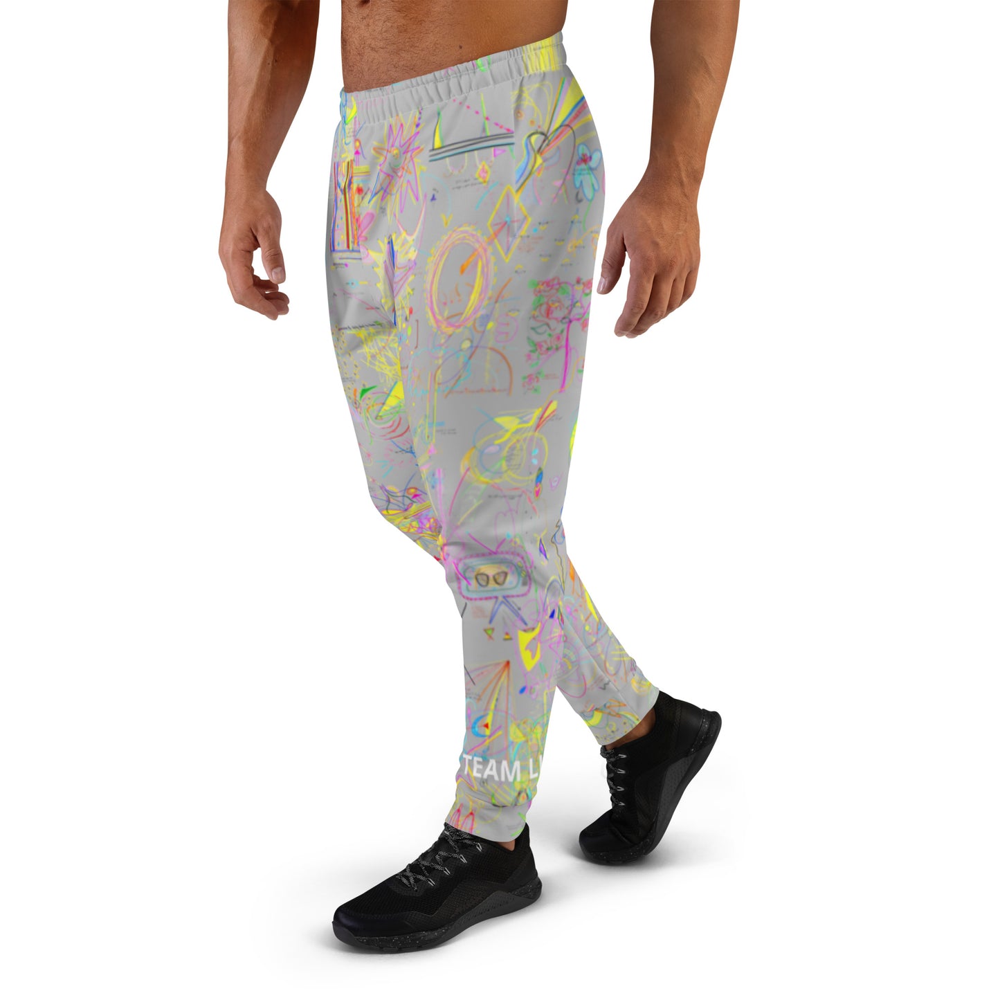 CozyUni, masculine joggers in silver