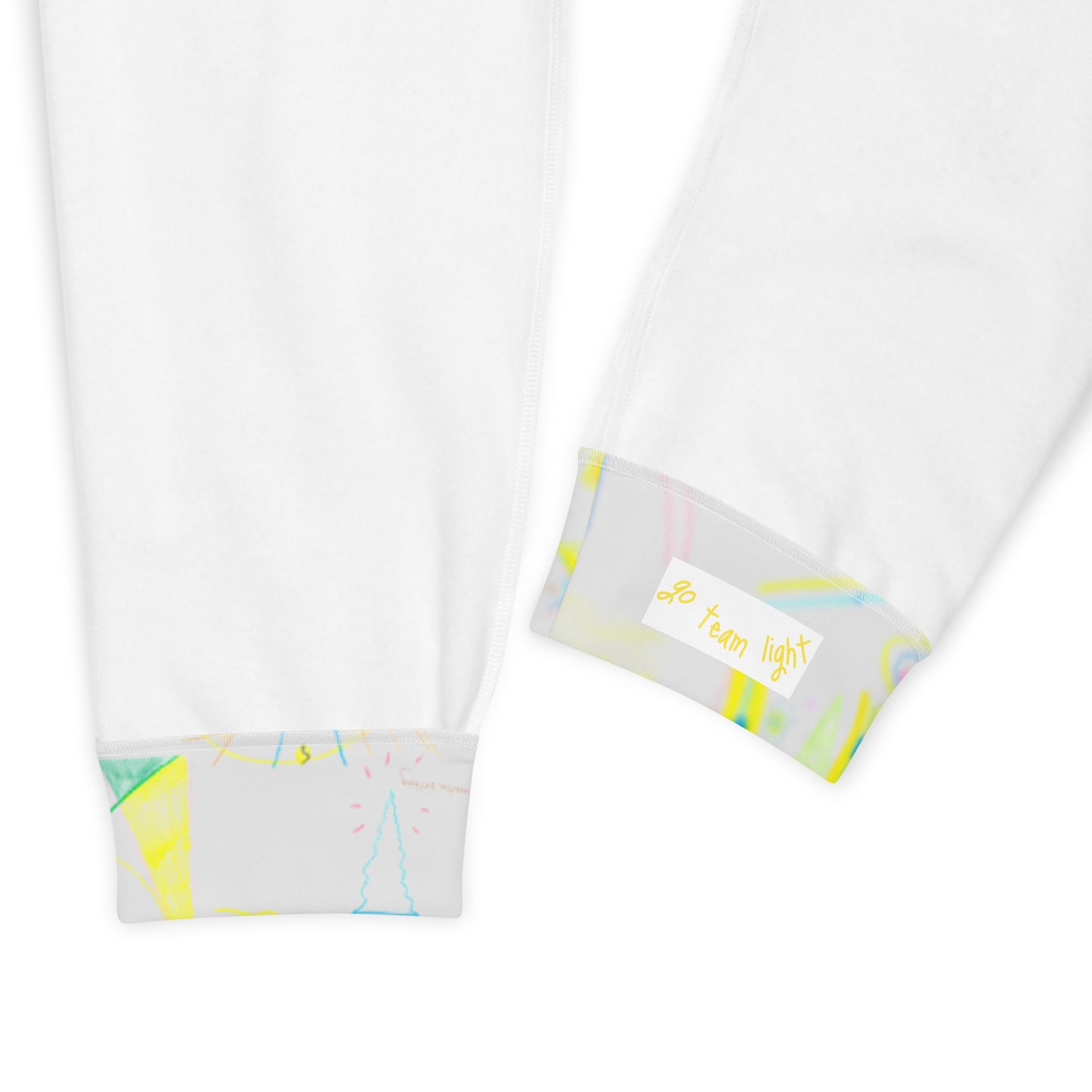 Move By Light, masculine joggers in light grey
