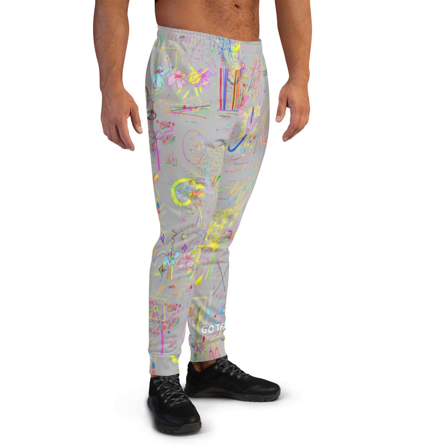 CozyUni, masculine joggers in silver