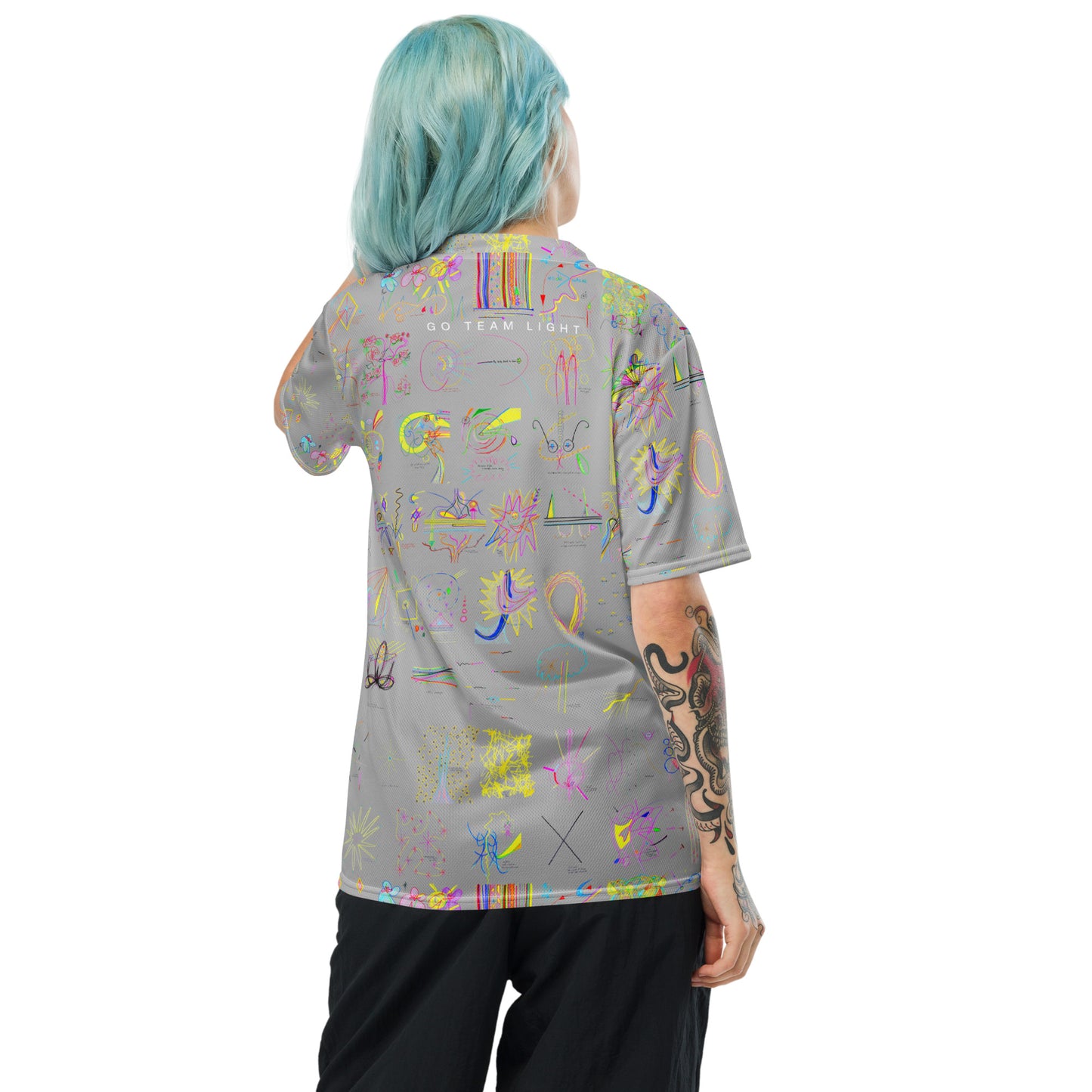 Home Always, recycled jersey in silver