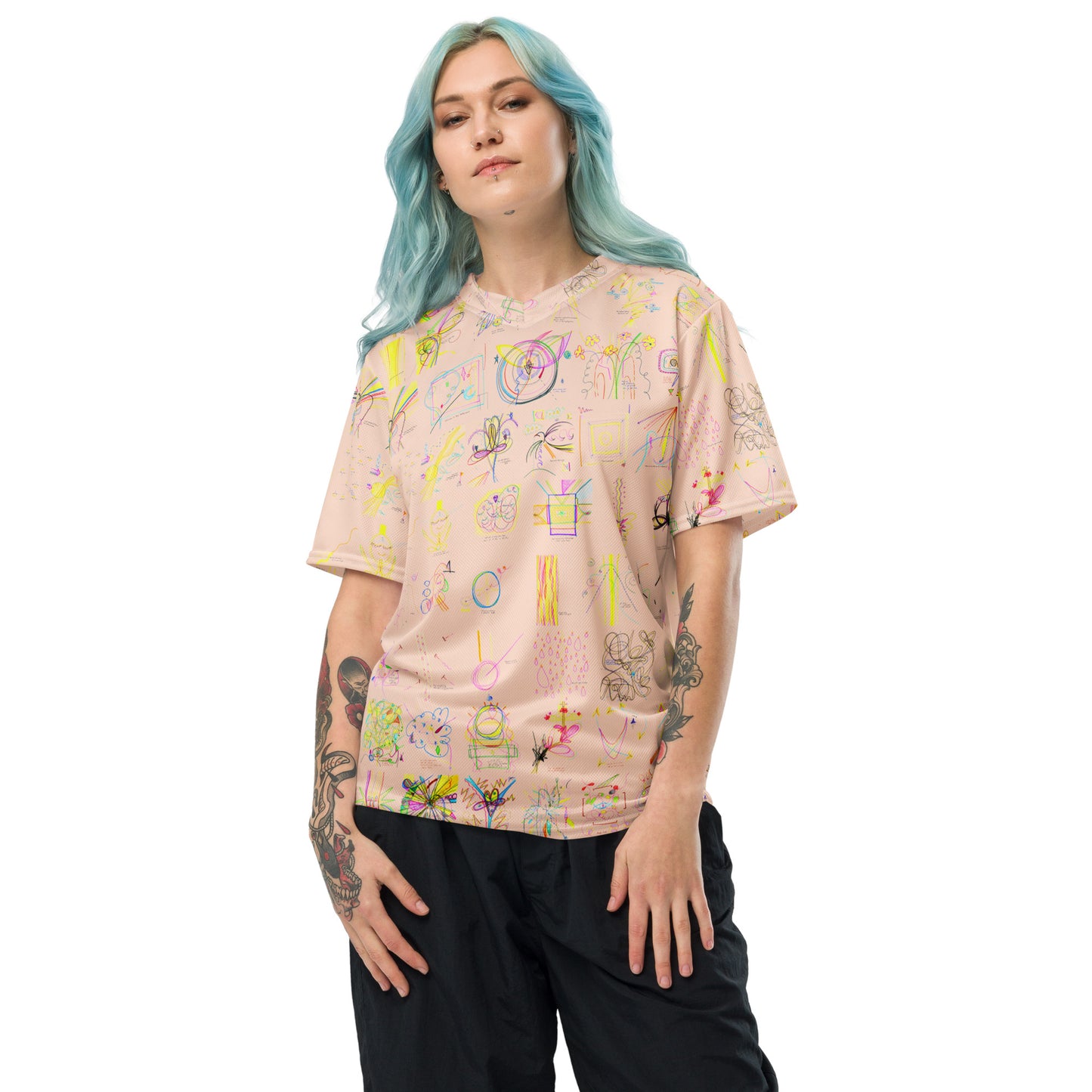 Home Always, recycled jersey in light pink