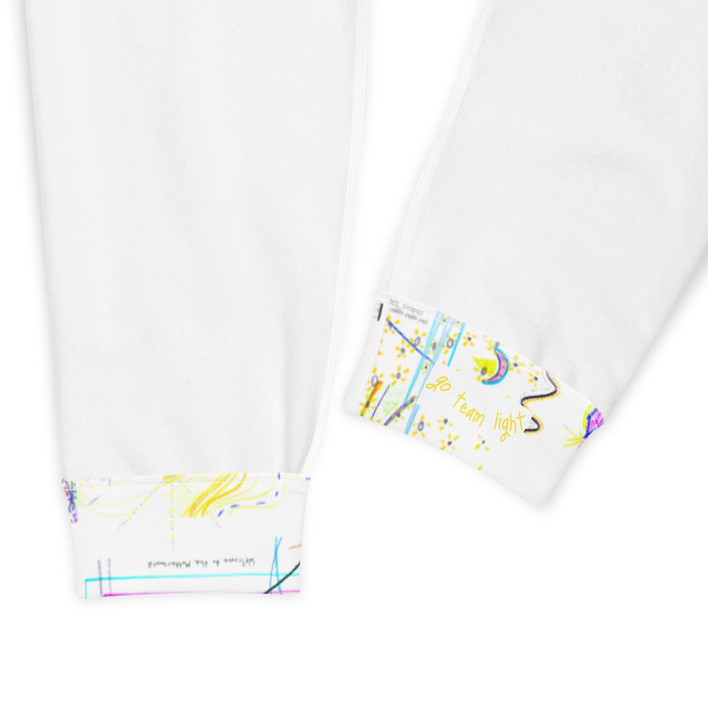 CozyUni, feminine joggers in white
