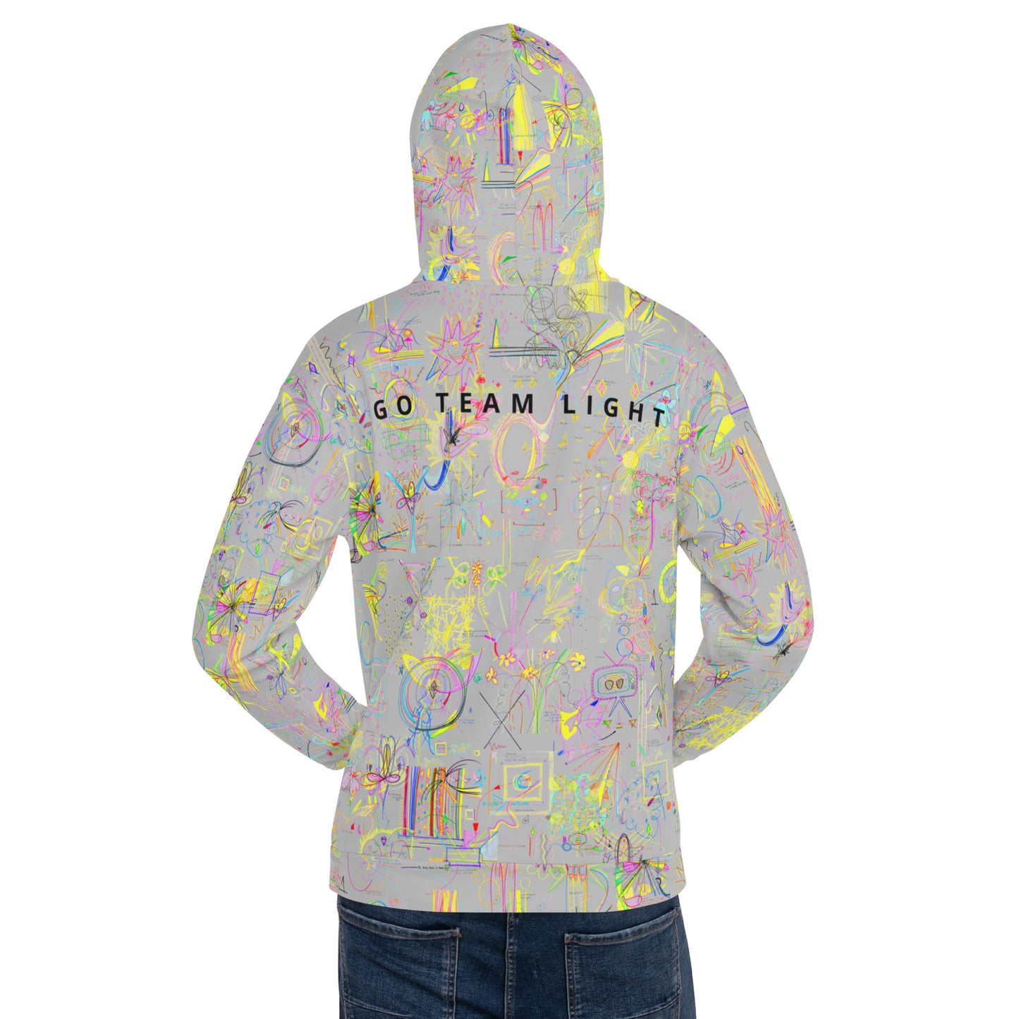 All At Once, hoodie in silver