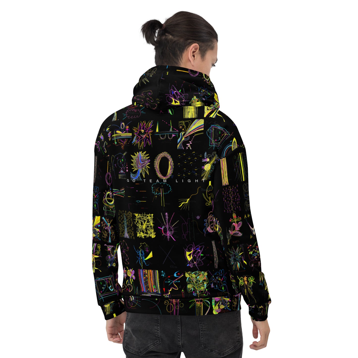 Lights On, hoodie in black