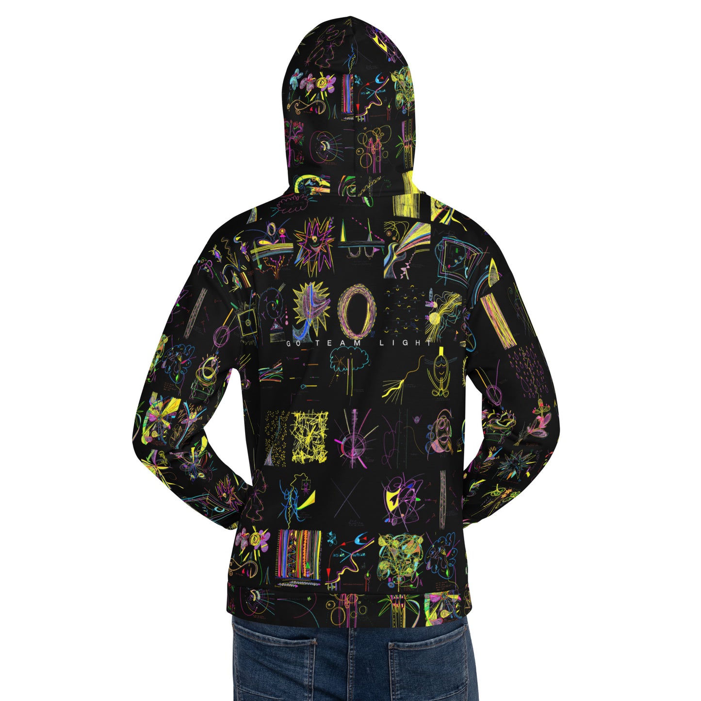 Lights On, hoodie in black