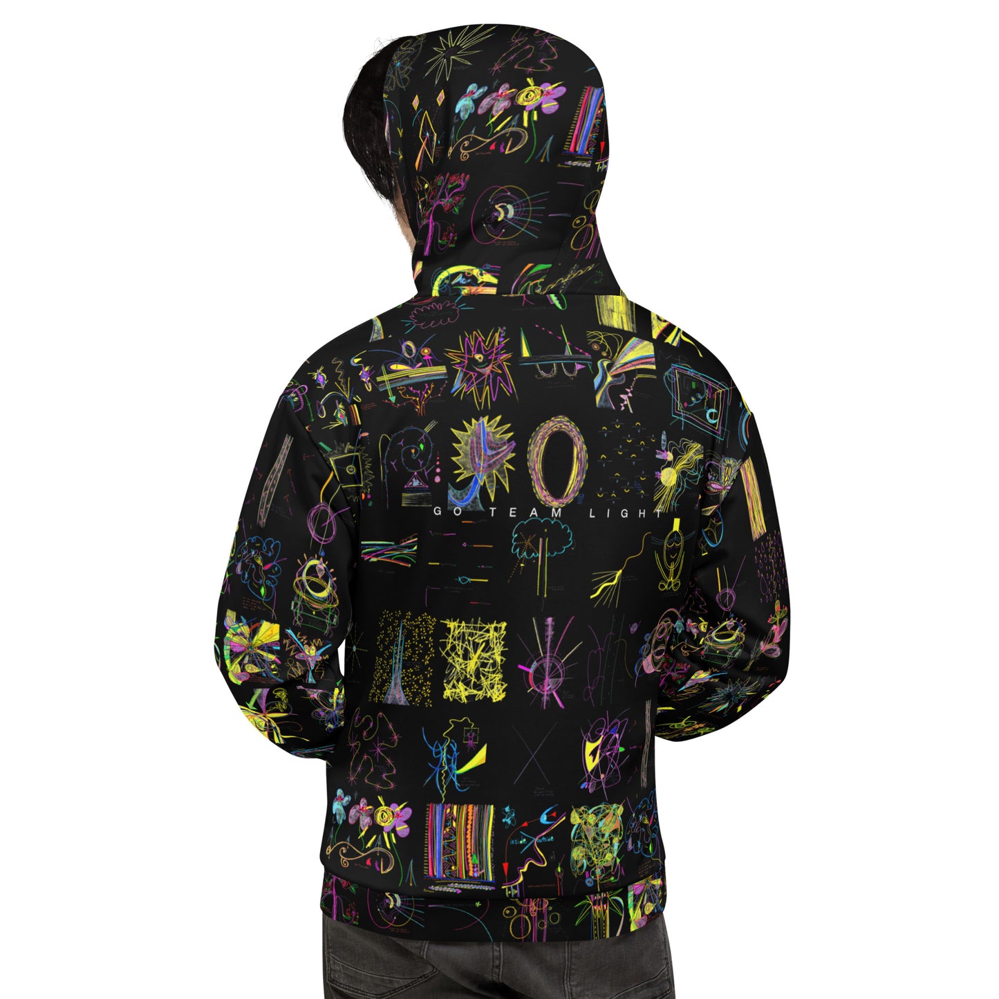 Lights On, hoodie in black