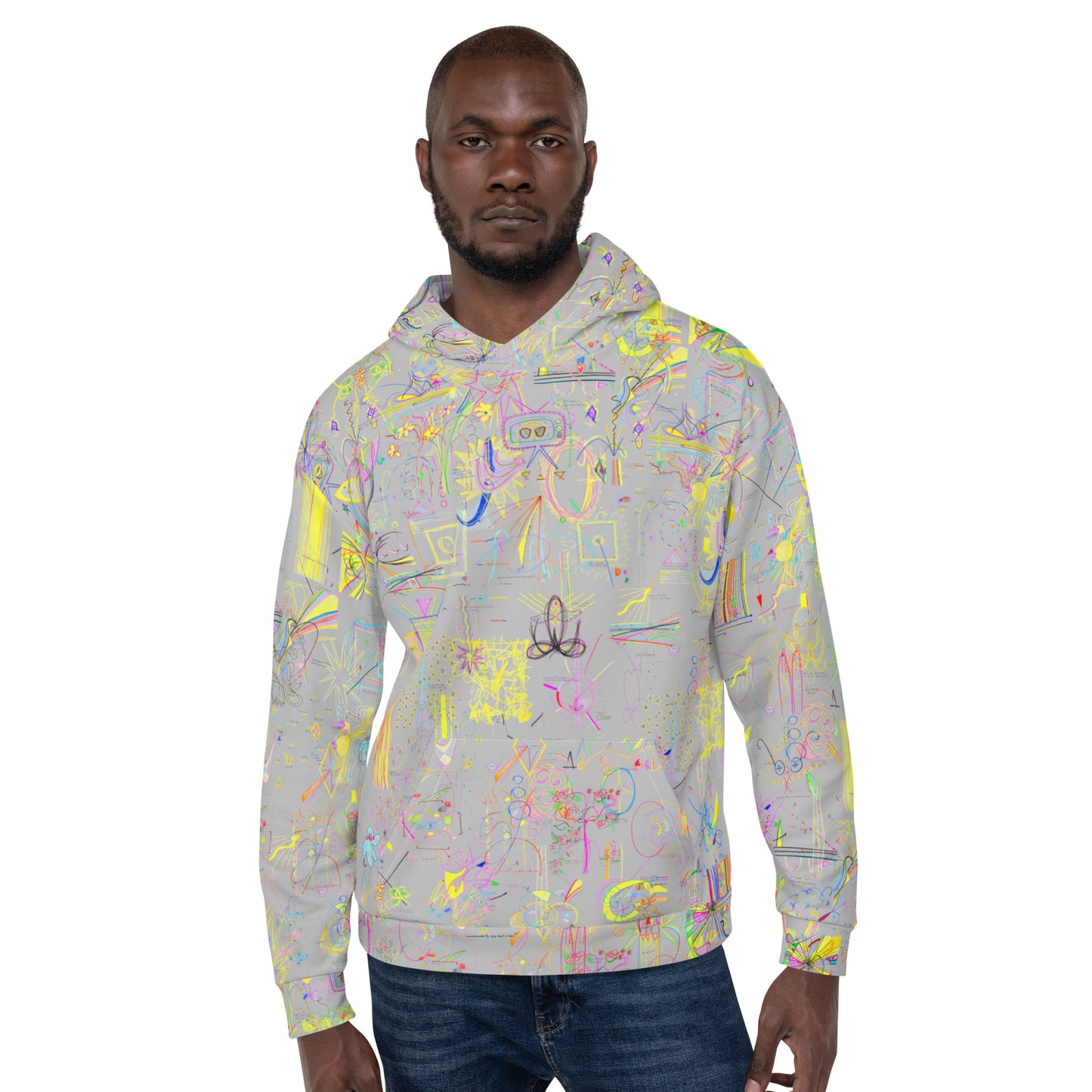 All At Once, hoodie in silver