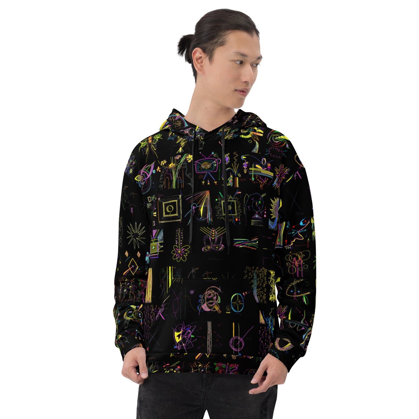 Lights On, hoodie in black