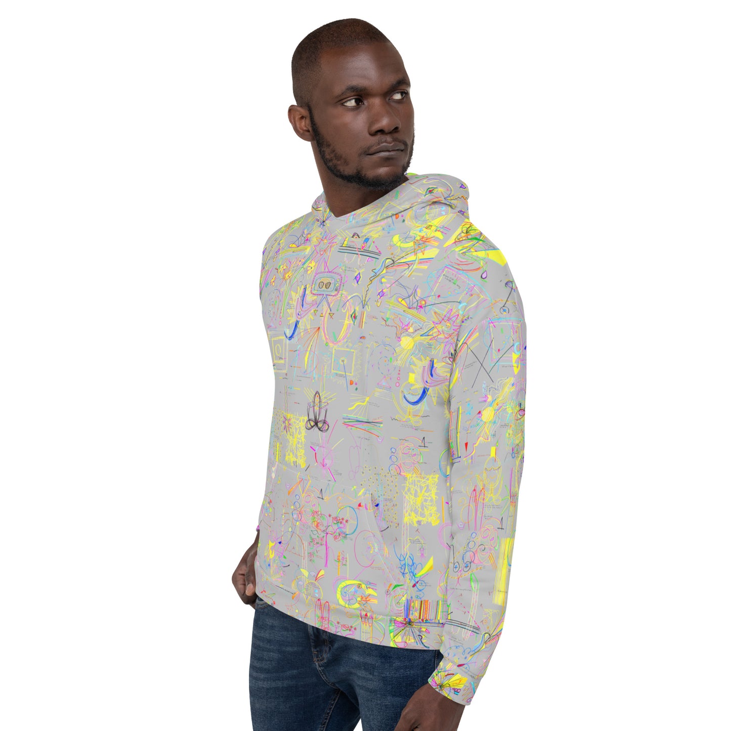 All At Once, hoodie in silver