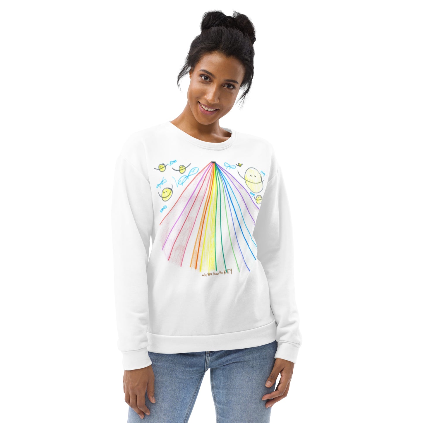 only YOU know the KEY, sweatshirt