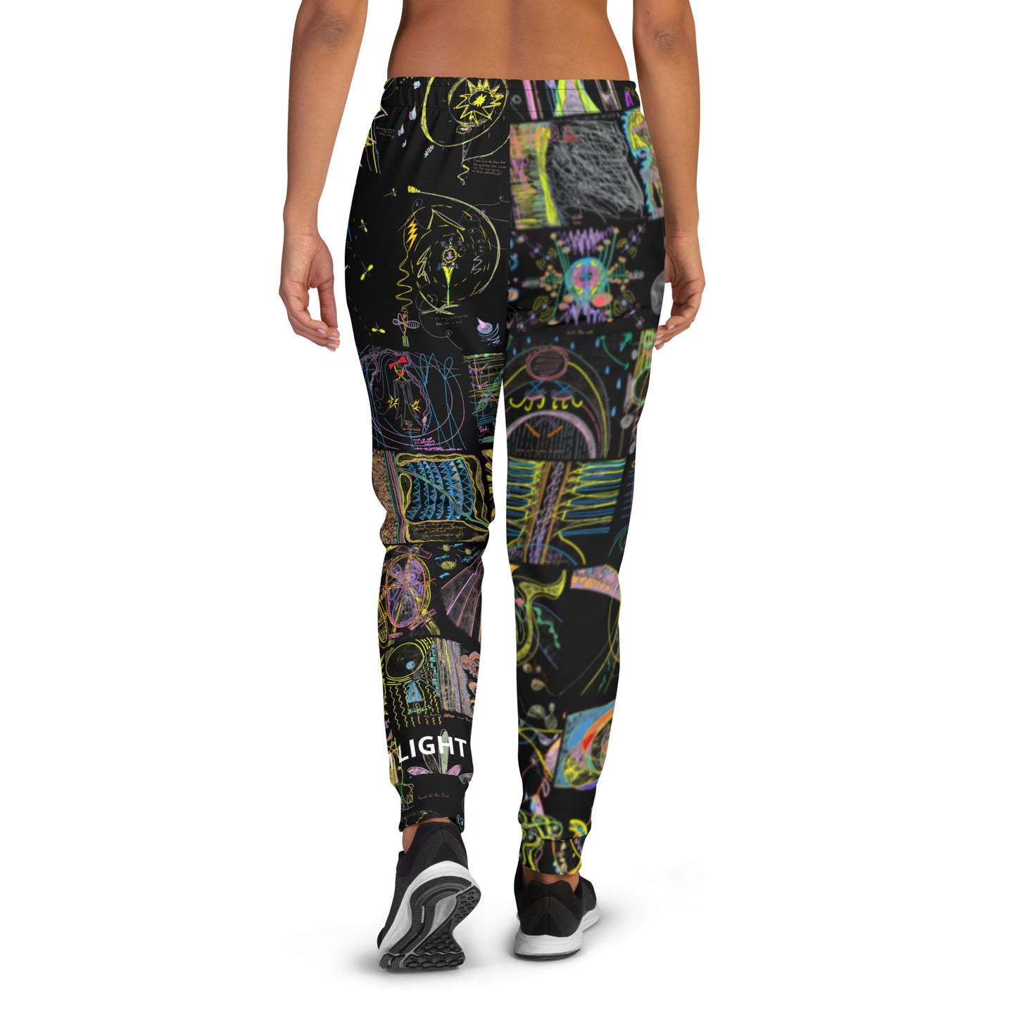 Move By Night, feminine joggers in black