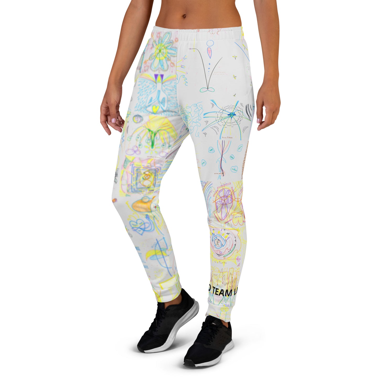 Move By Light, feminine joggers in light grey