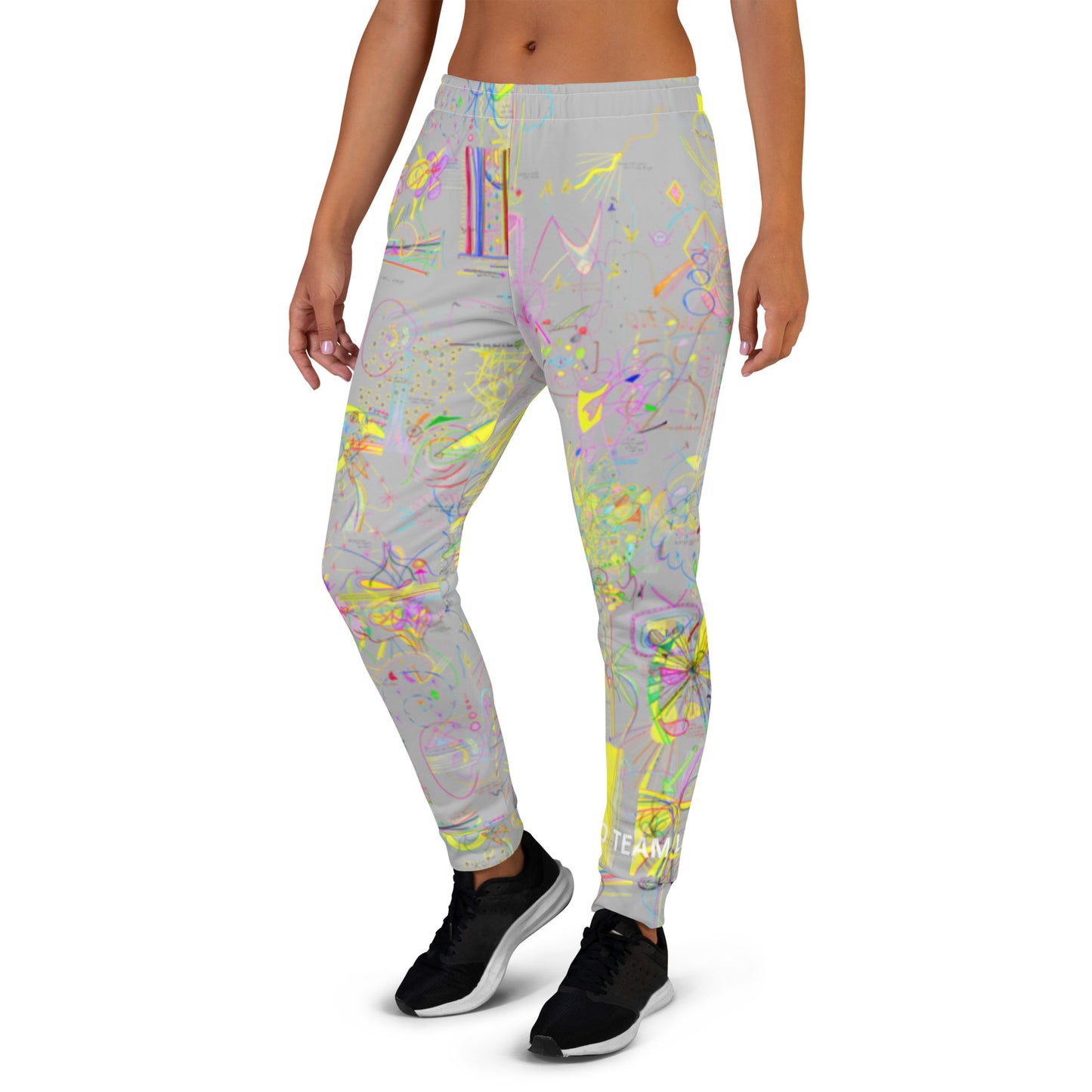 CozyUni, feminine joggers in silver