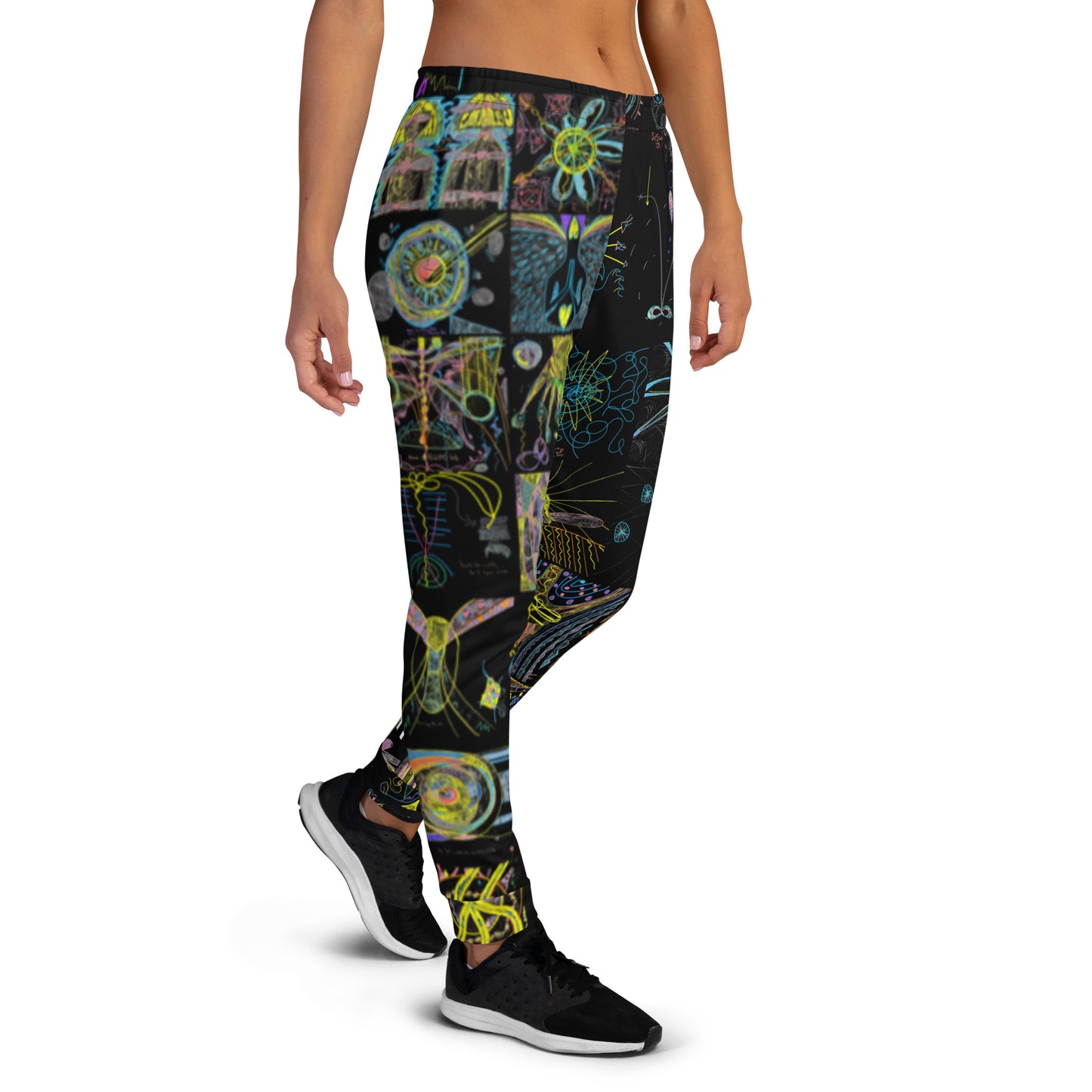 Move By Night, feminine joggers in black