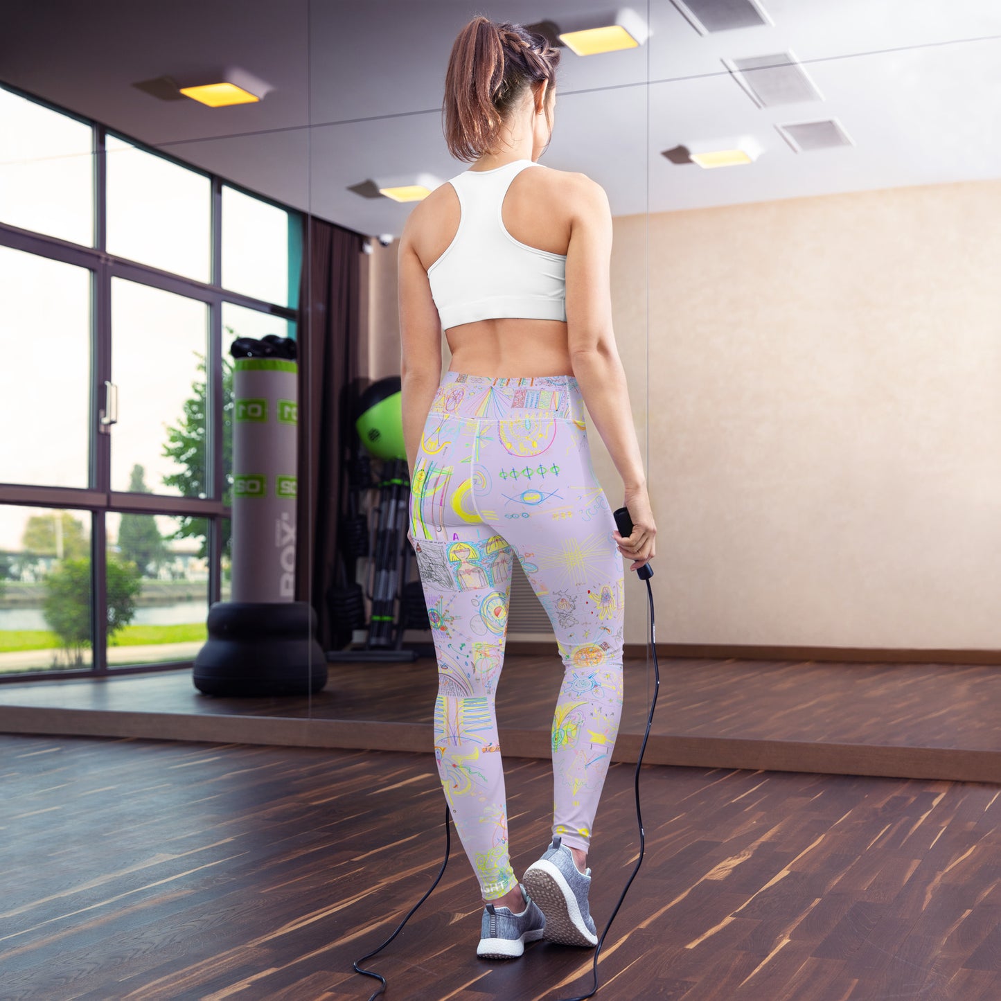 Stretch Now, leggings in light purple