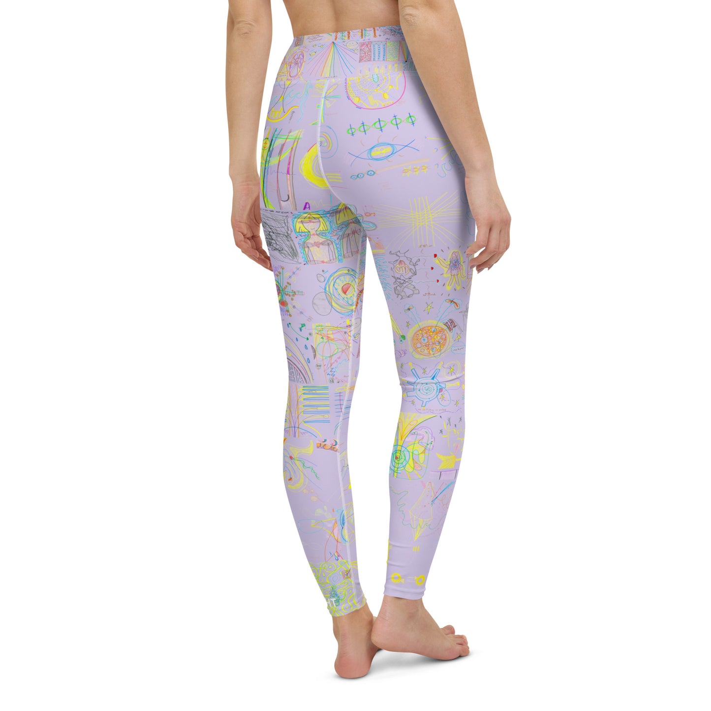 Stretch Now, leggings in light purple