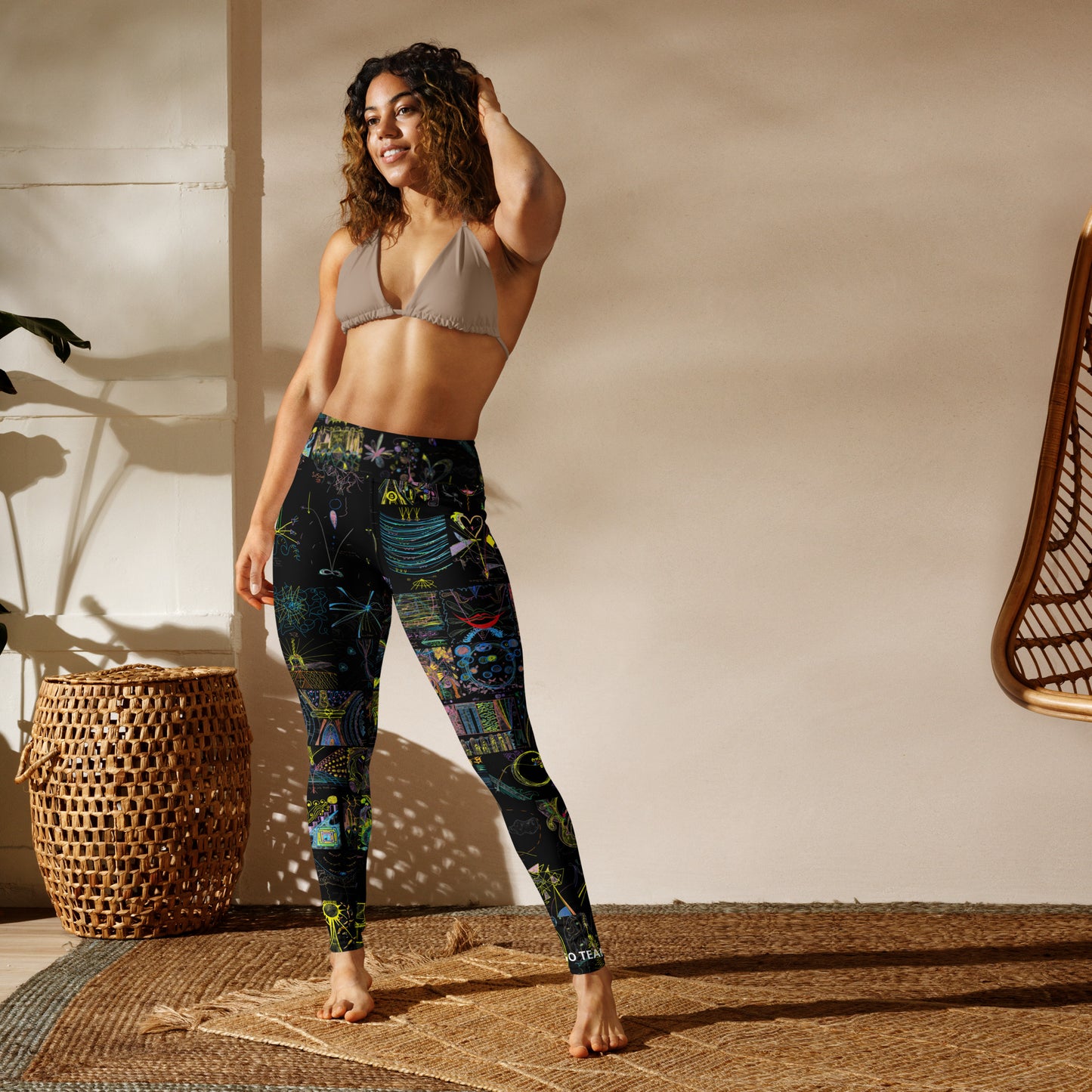 Stretch Now, leggings in black