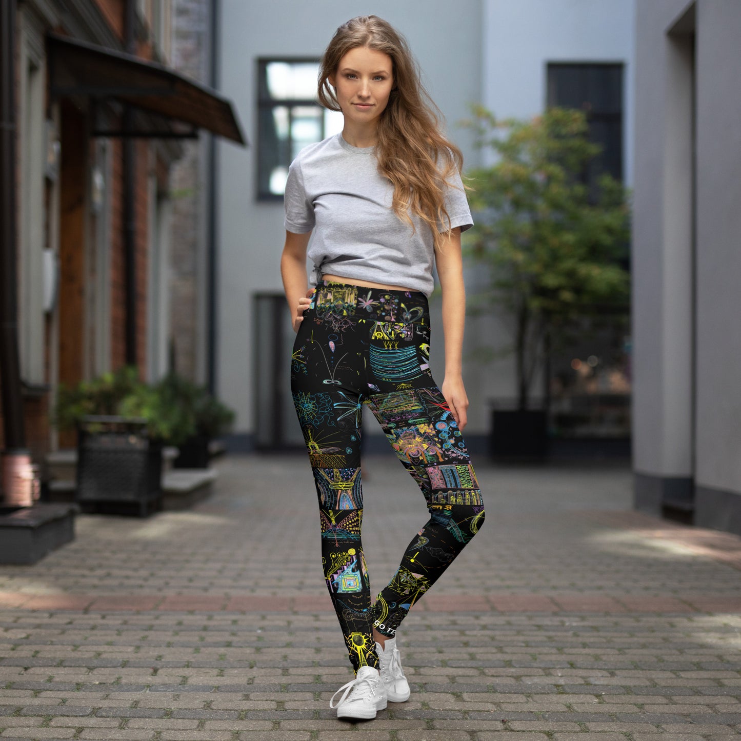 Stretch Now, leggings in black