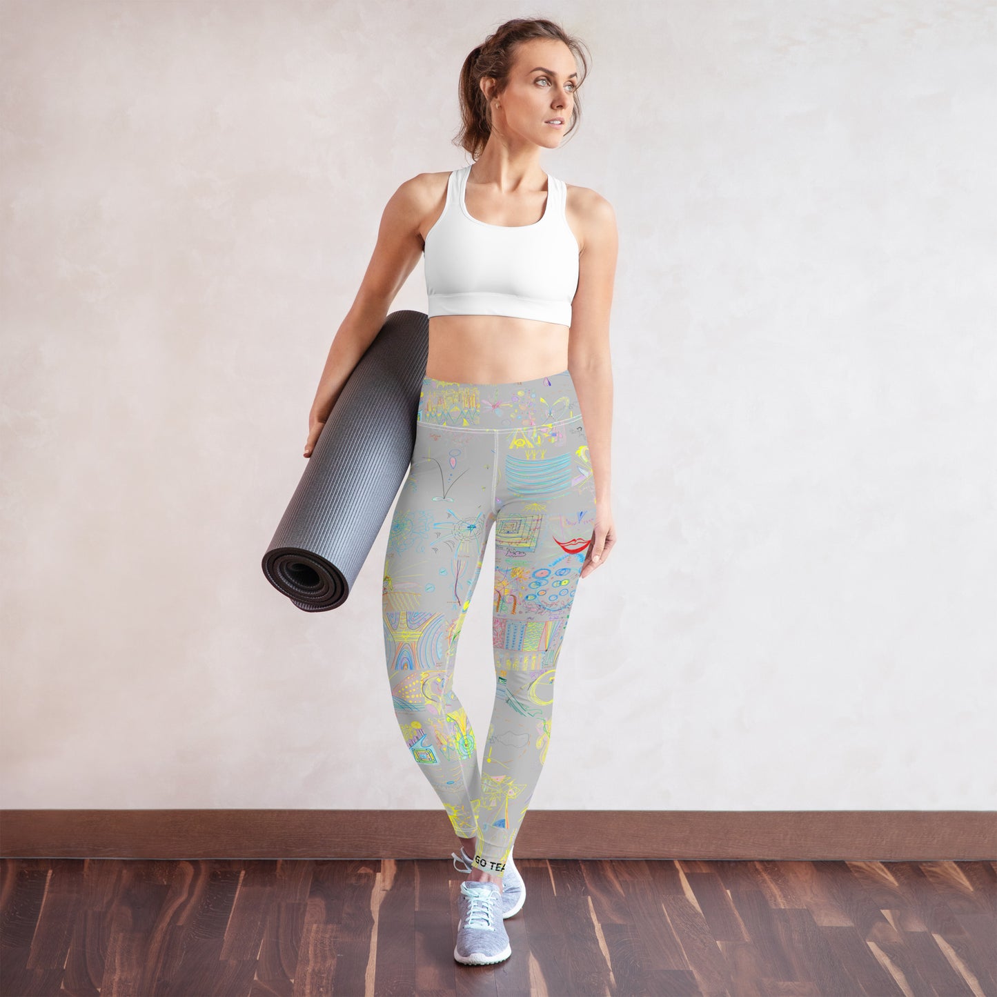 Stretch Now, leggings in silver