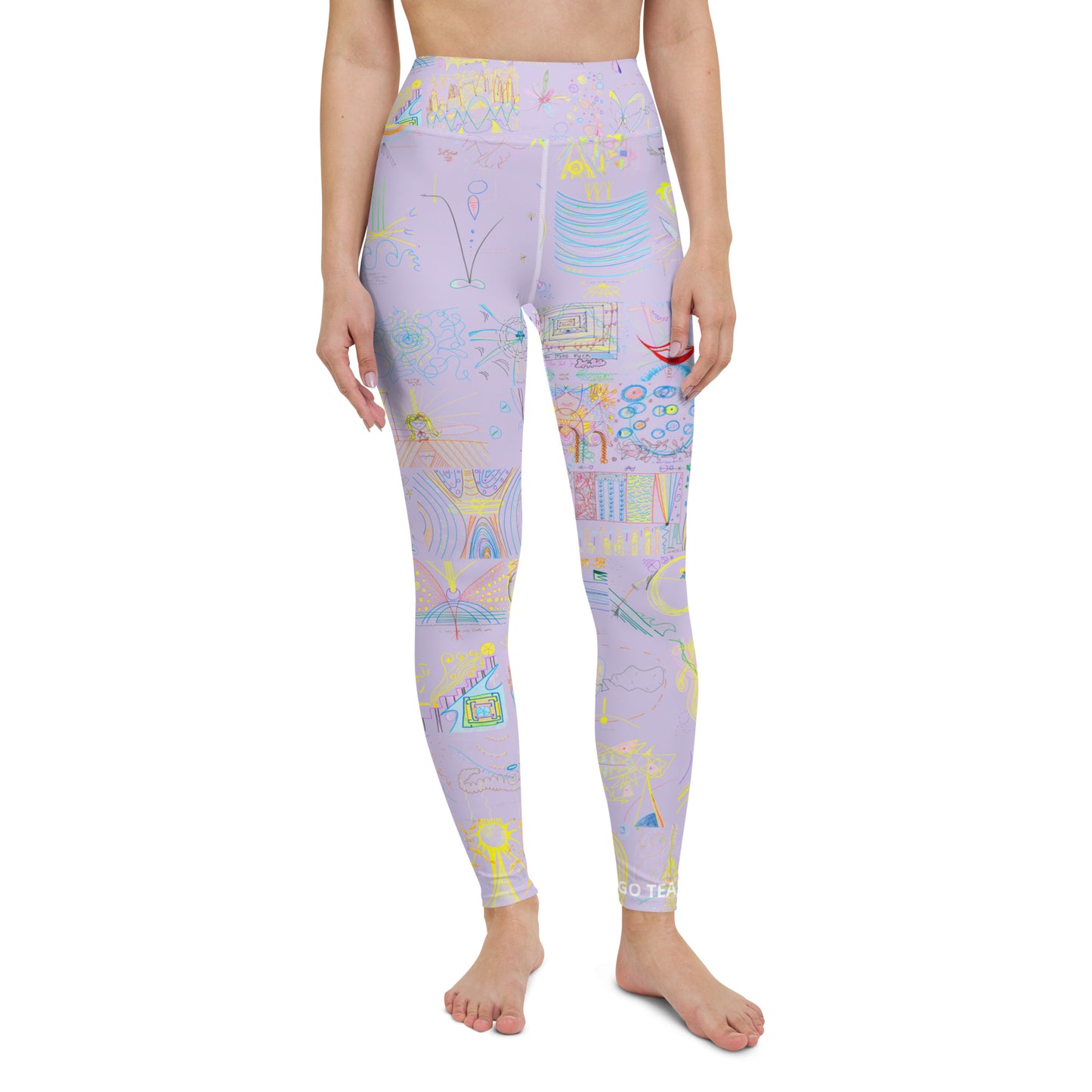 Stretch Now, leggings in light purple