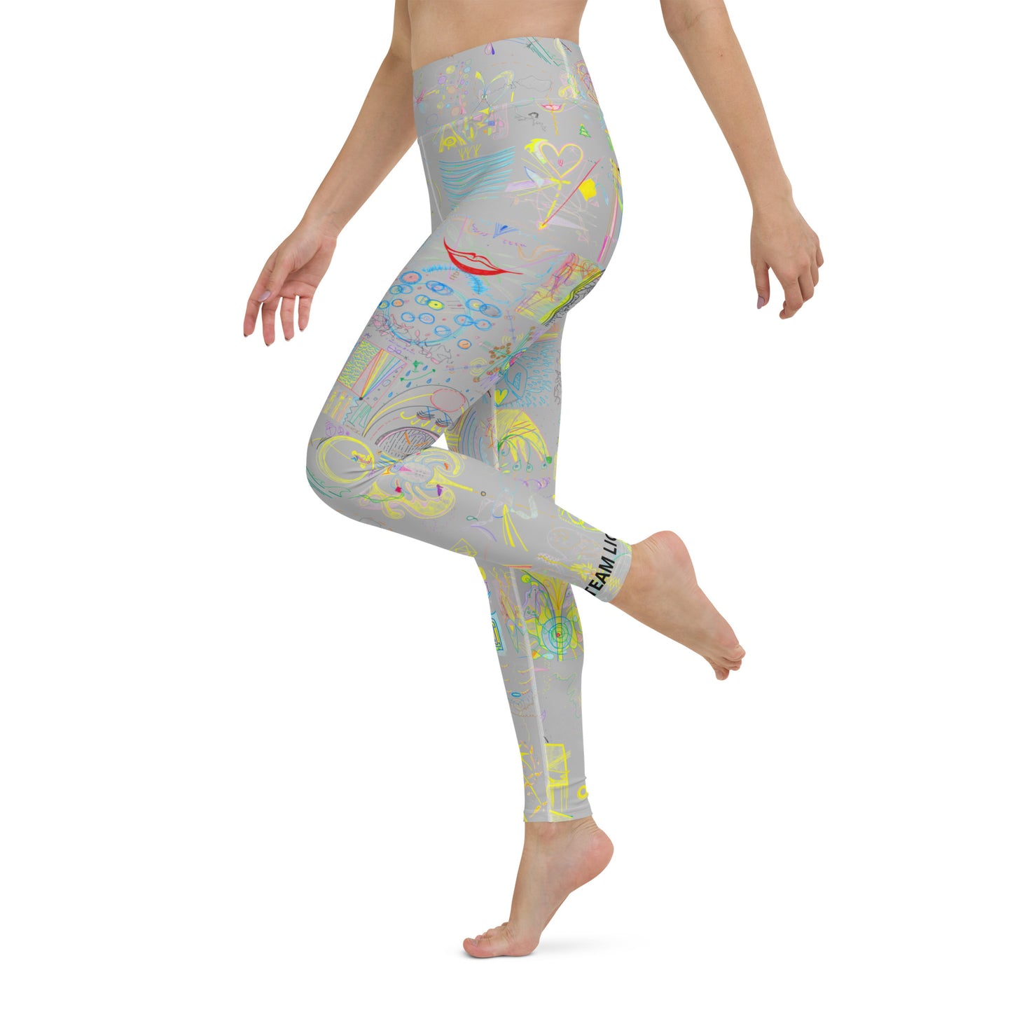 Stretch Now, leggings in silver