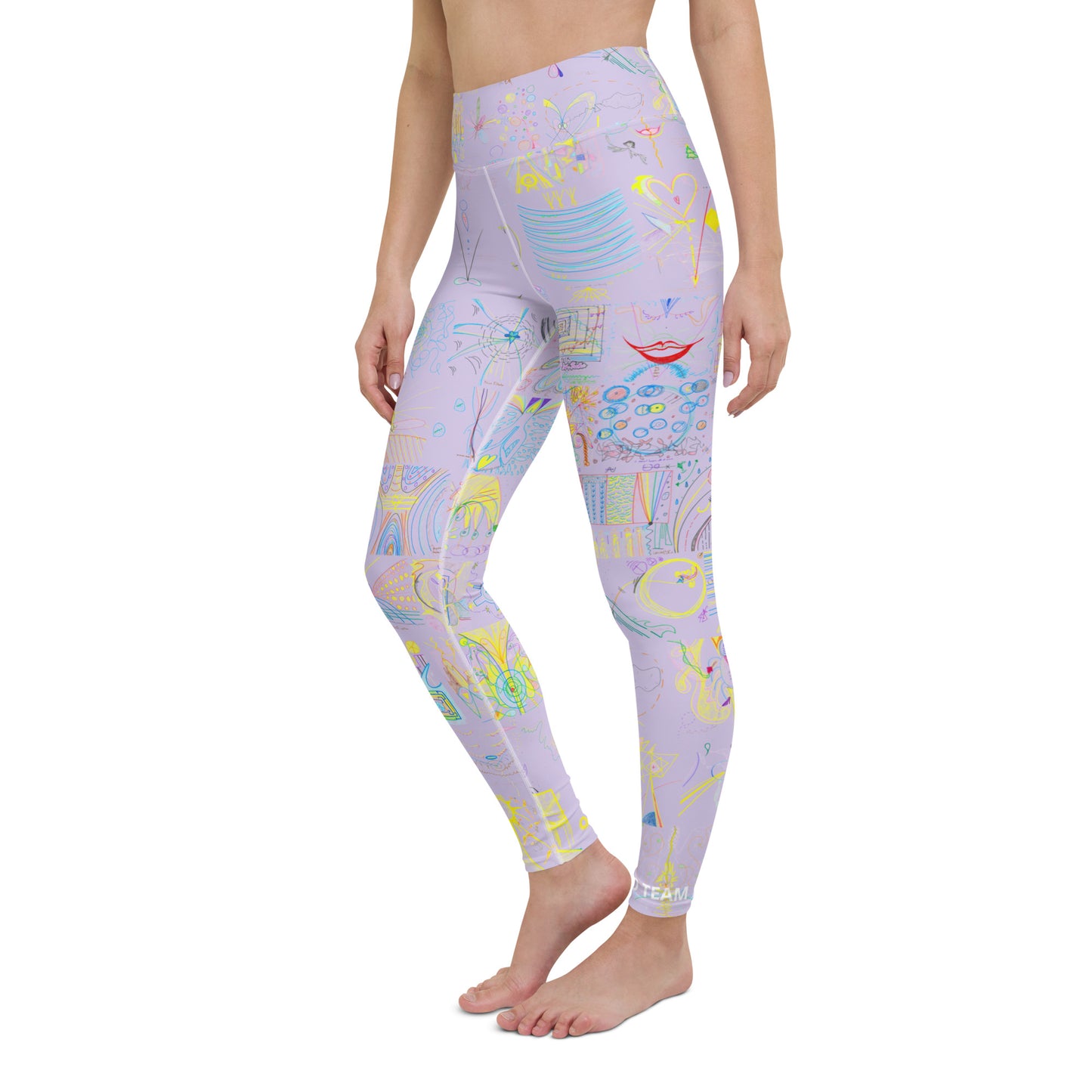Stretch Now, leggings in light purple