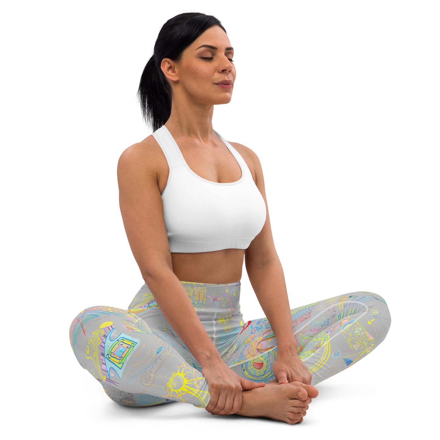 Stretch Now, leggings in silver
