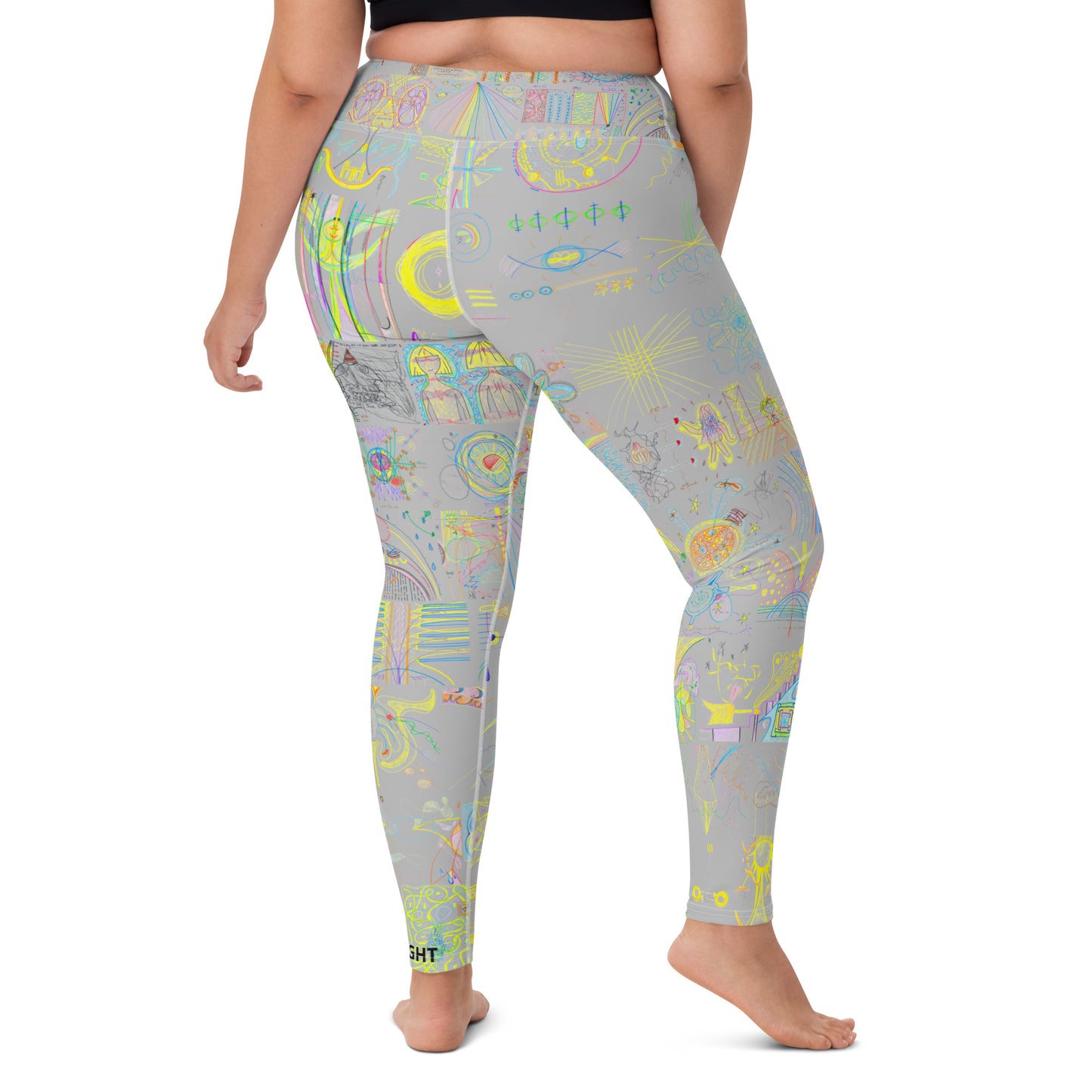Stretch Now, leggings in silver