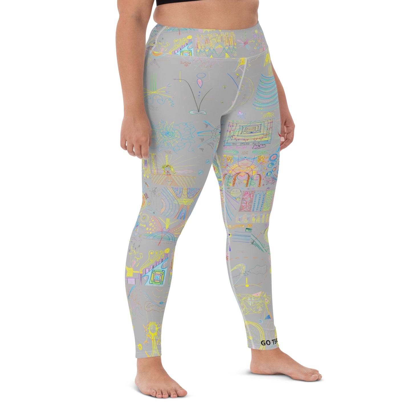Stretch Now, leggings in silver