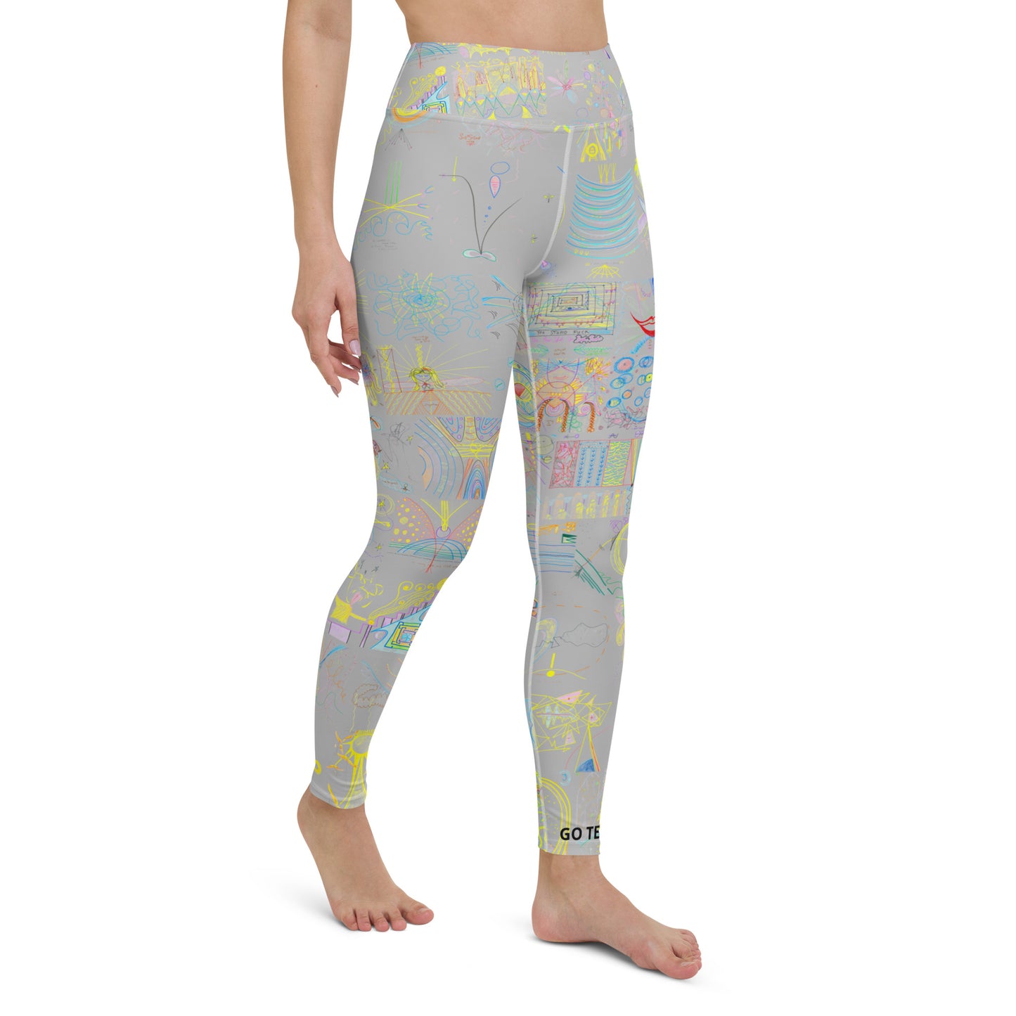 Stretch Now, leggings in silver