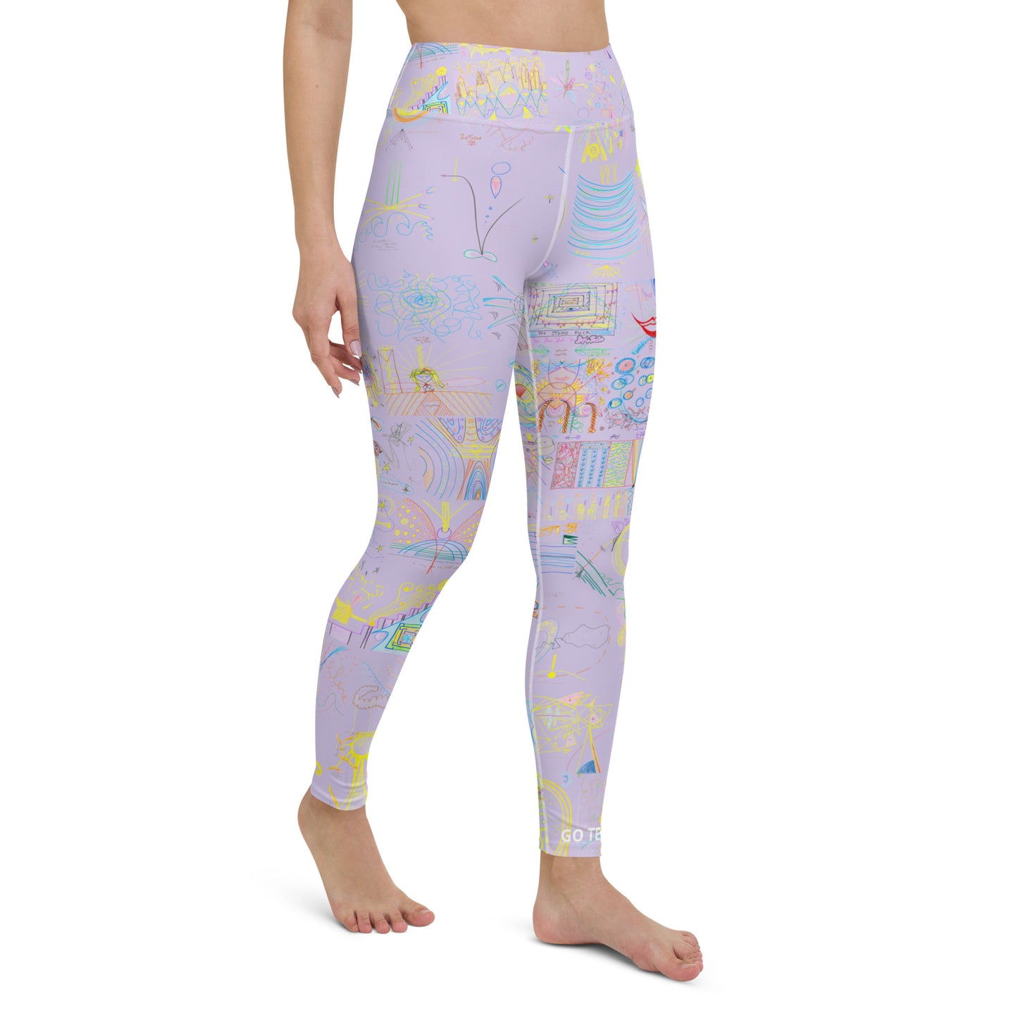 Stretch Now, leggings in light purple