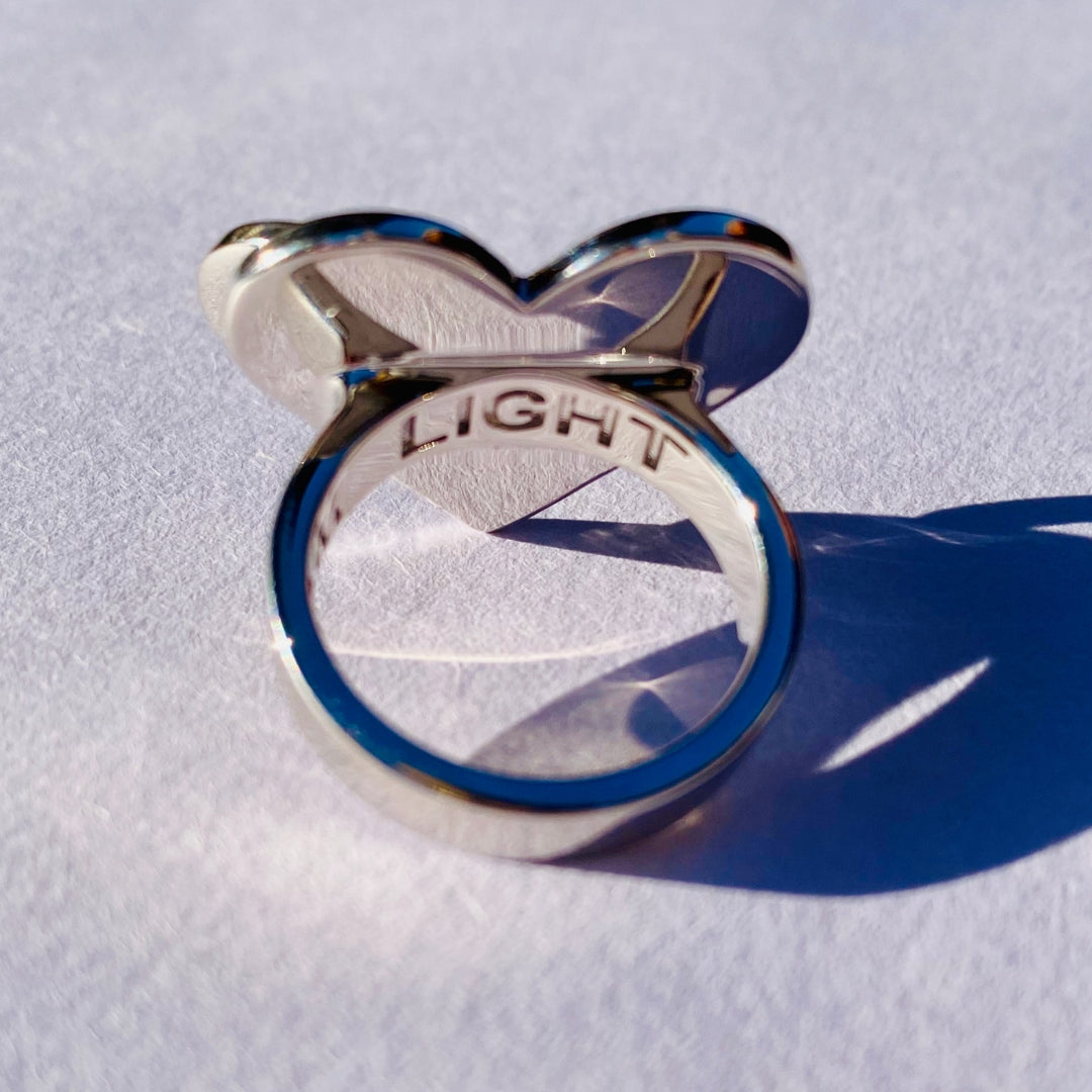 AMOURARMOR in rhodium plated
