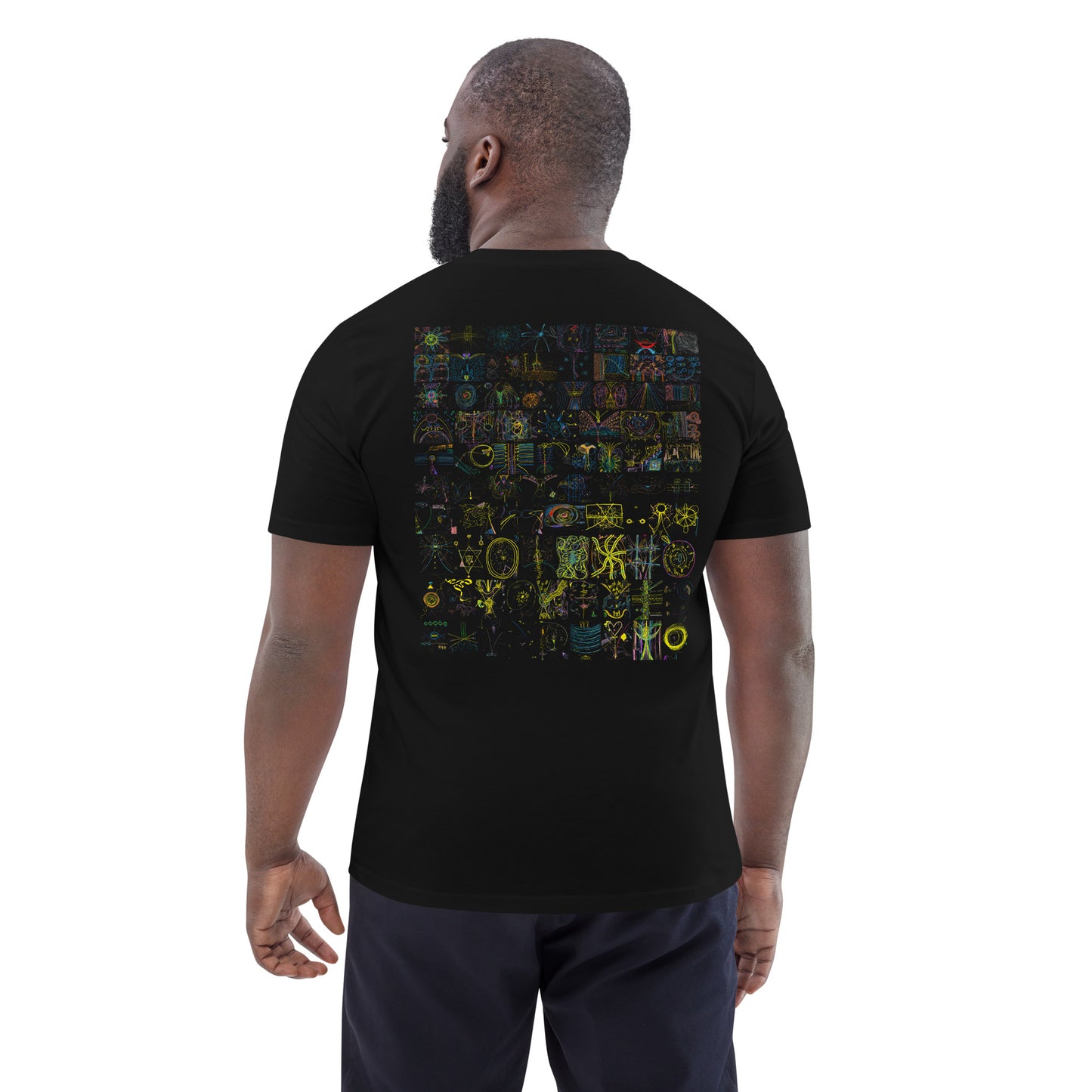 the egg of eternal comfort cozy & safety, unisex organic cotton t-shirt (in 3 shades)