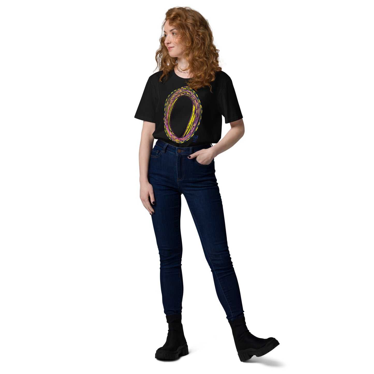 the egg of eternal comfort cozy & safety, unisex organic cotton t-shirt (in 3 shades)